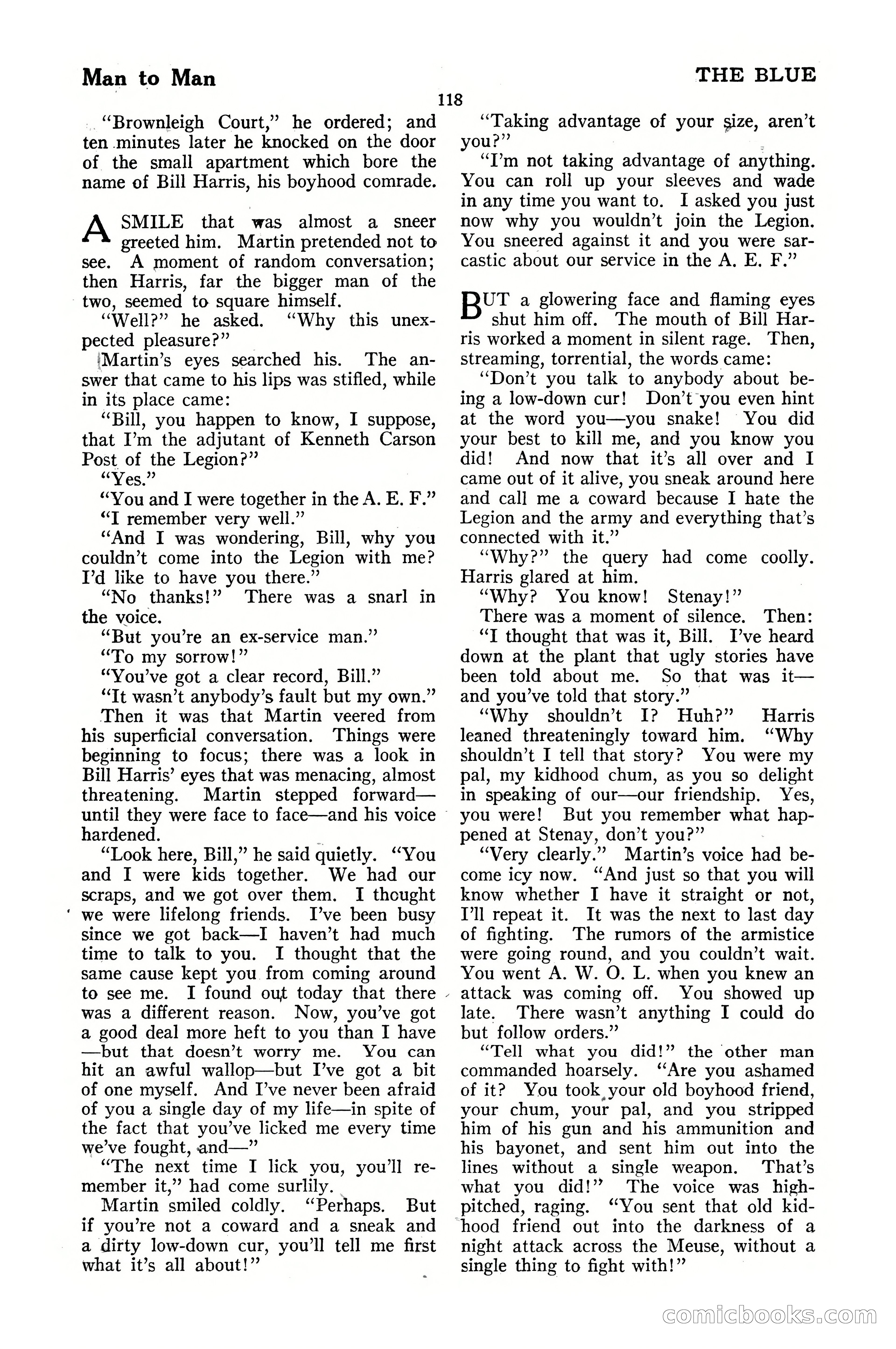The Blue Book Magazine, October 1920 — page 124 of 212