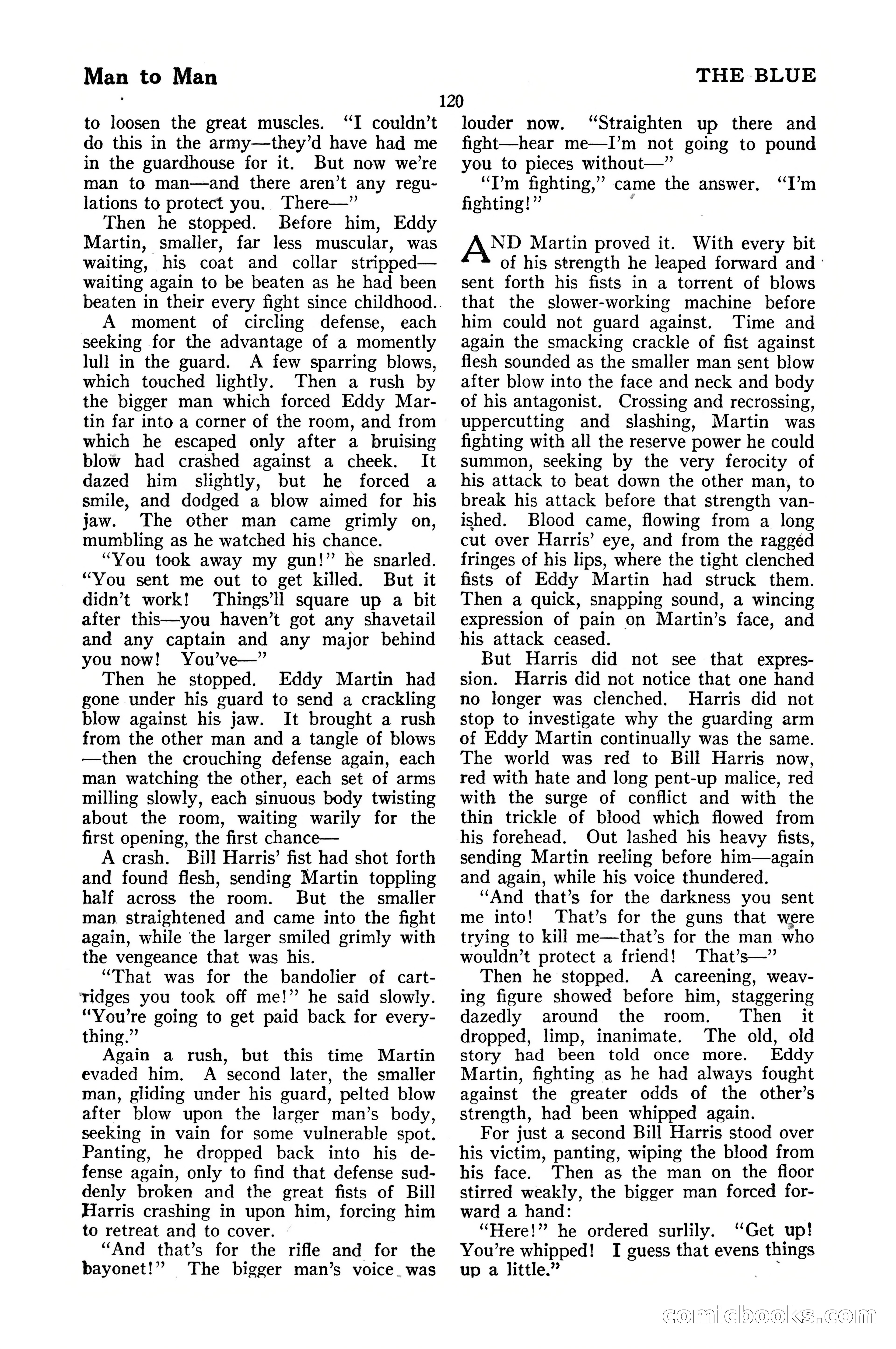 The Blue Book Magazine, October 1920 — page 126 of 212