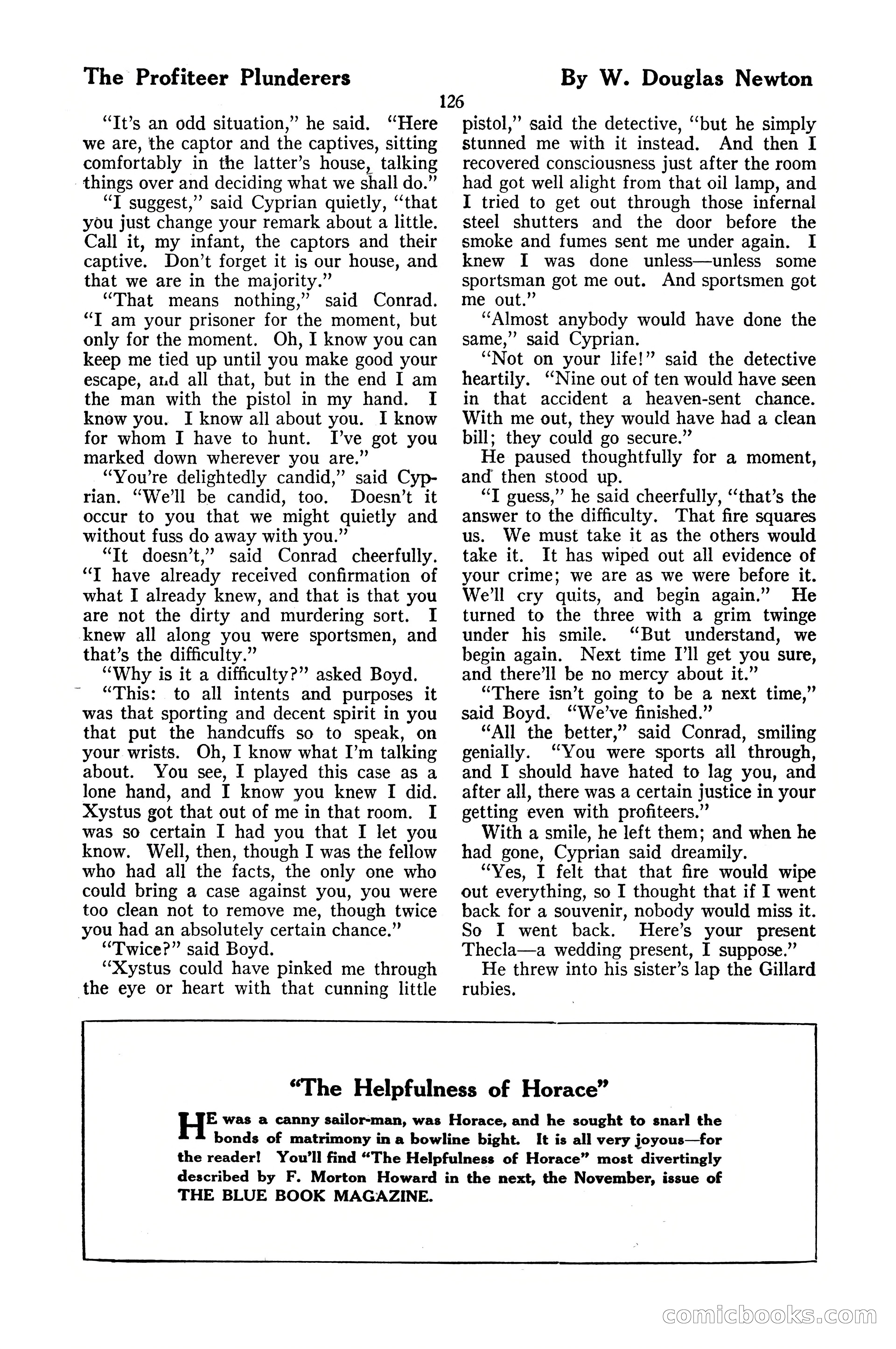 The Blue Book Magazine, October 1920 — page 132 of 212