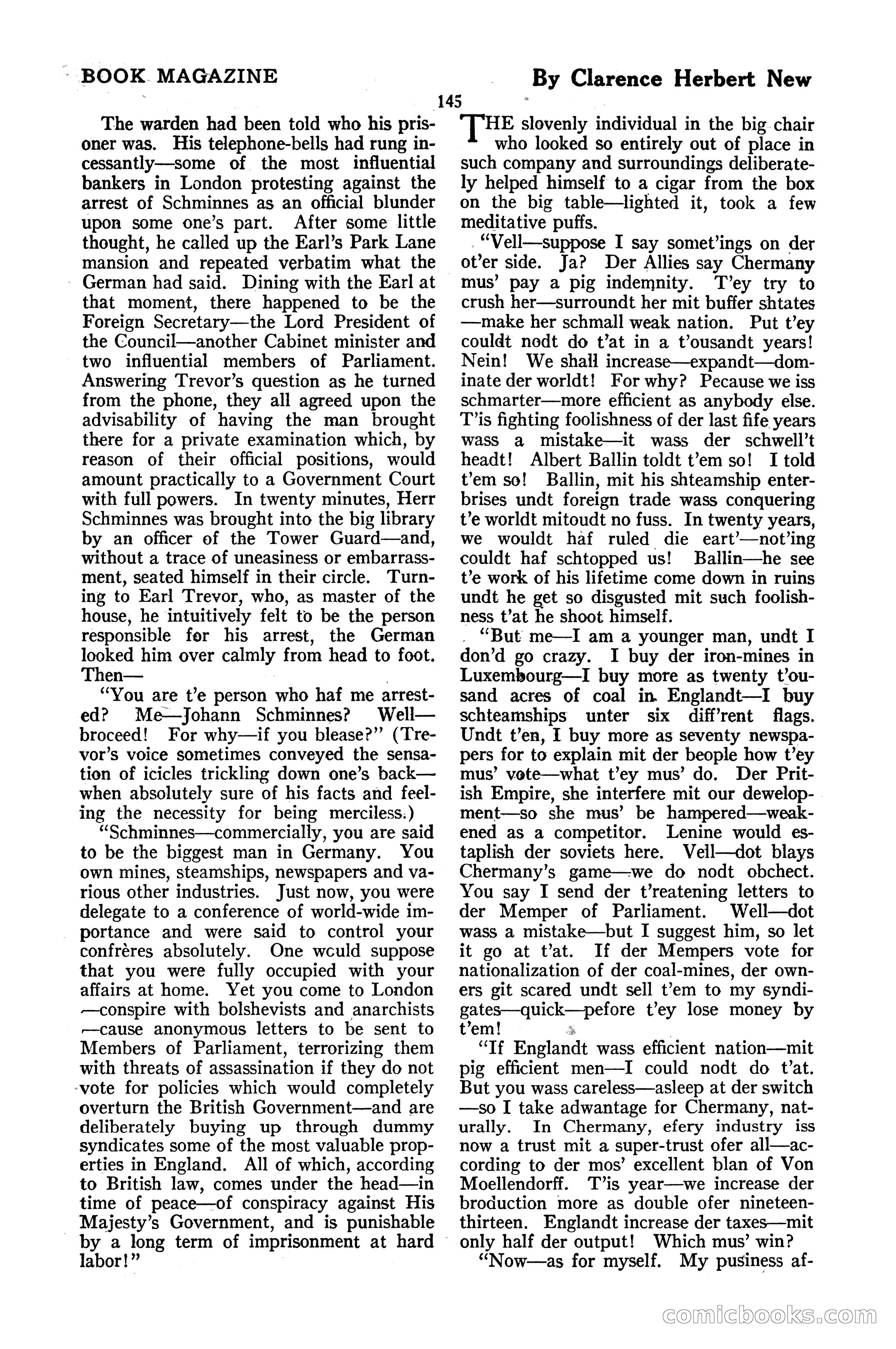 The Blue Book Magazine, October 1920 — page 151 of 212