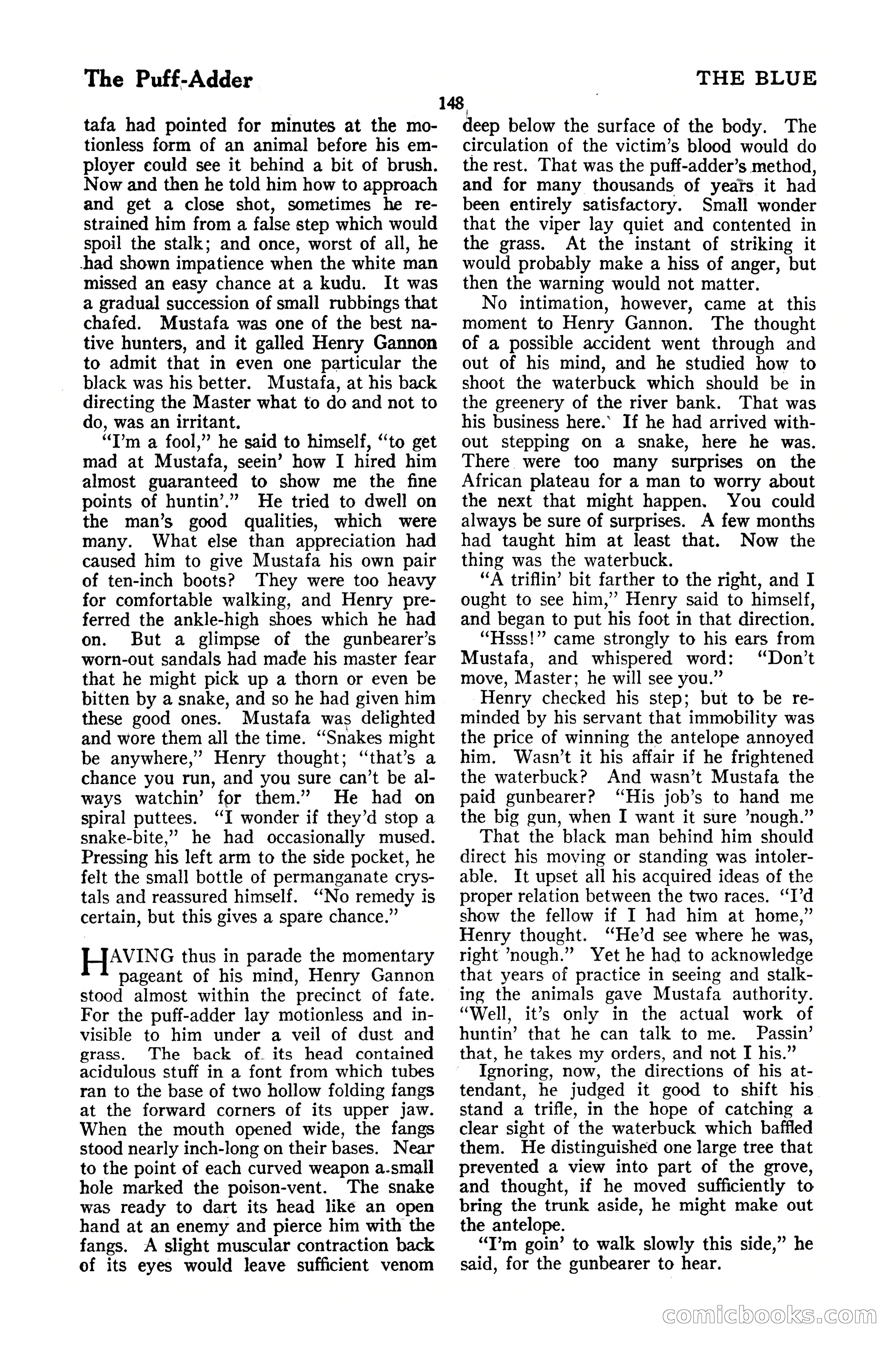 The Blue Book Magazine, October 1920 — page 154 of 212
