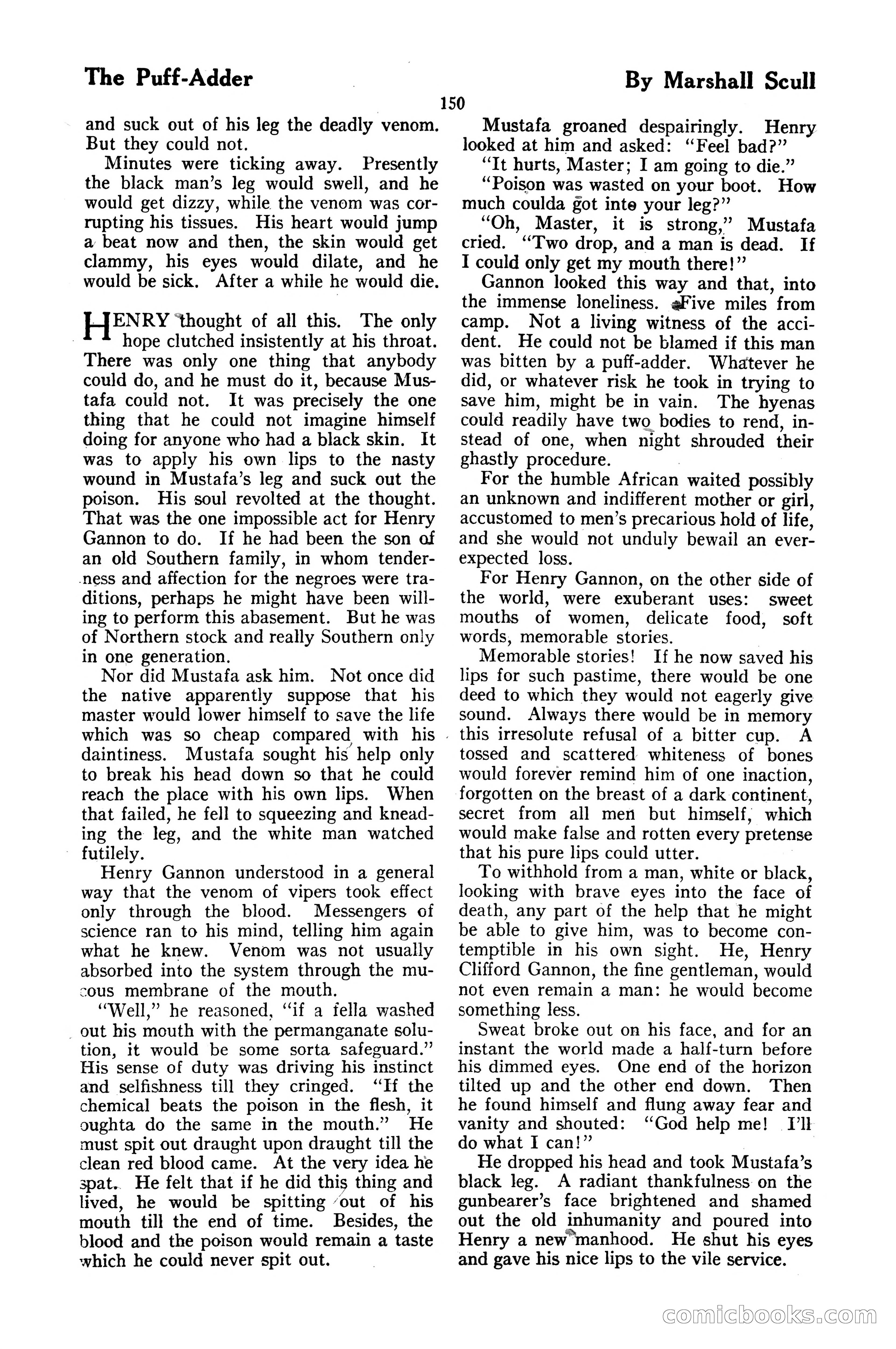 The Blue Book Magazine, October 1920 — page 156 of 212