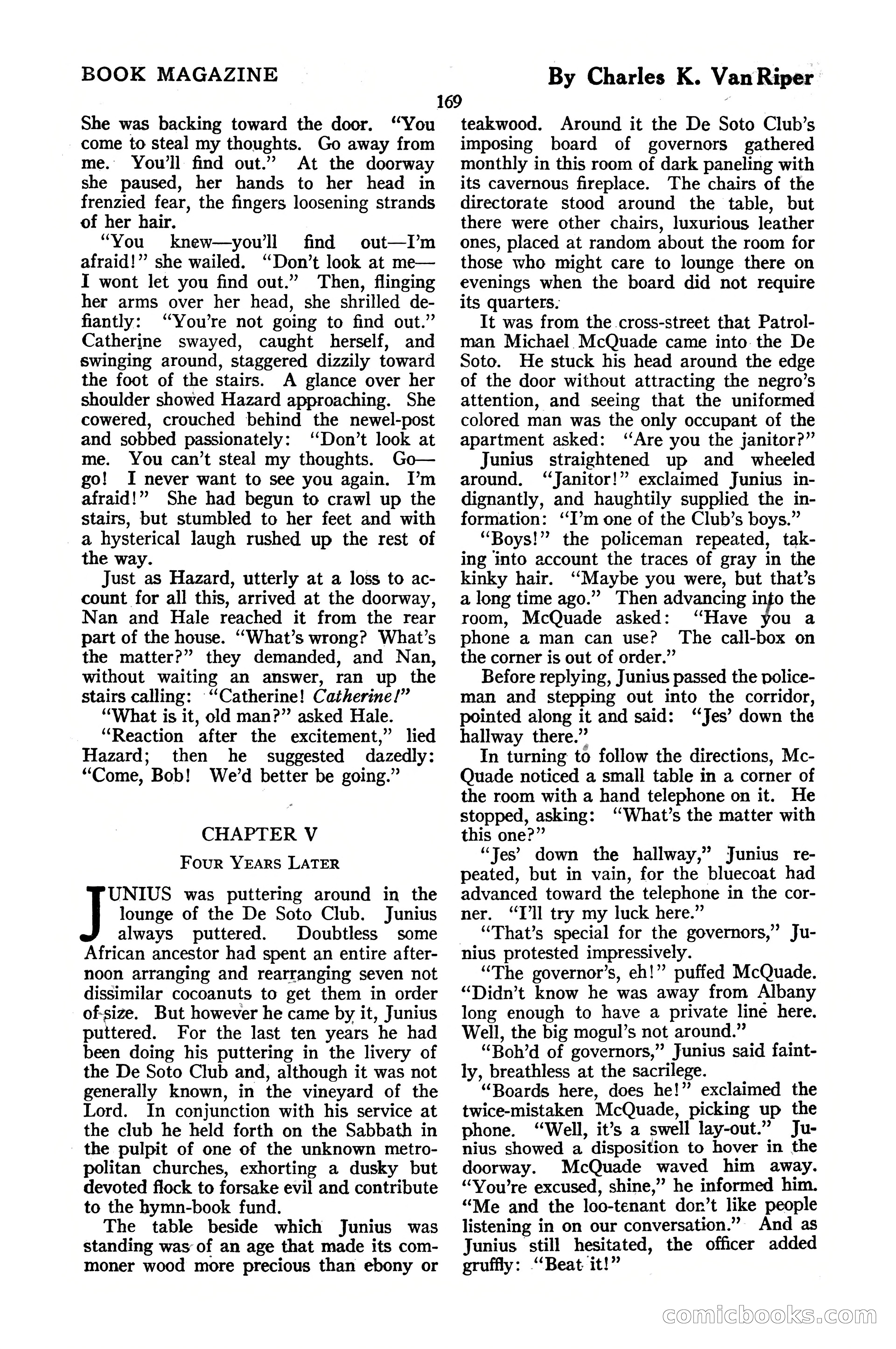 The Blue Book Magazine, October 1920 — page 175 of 212