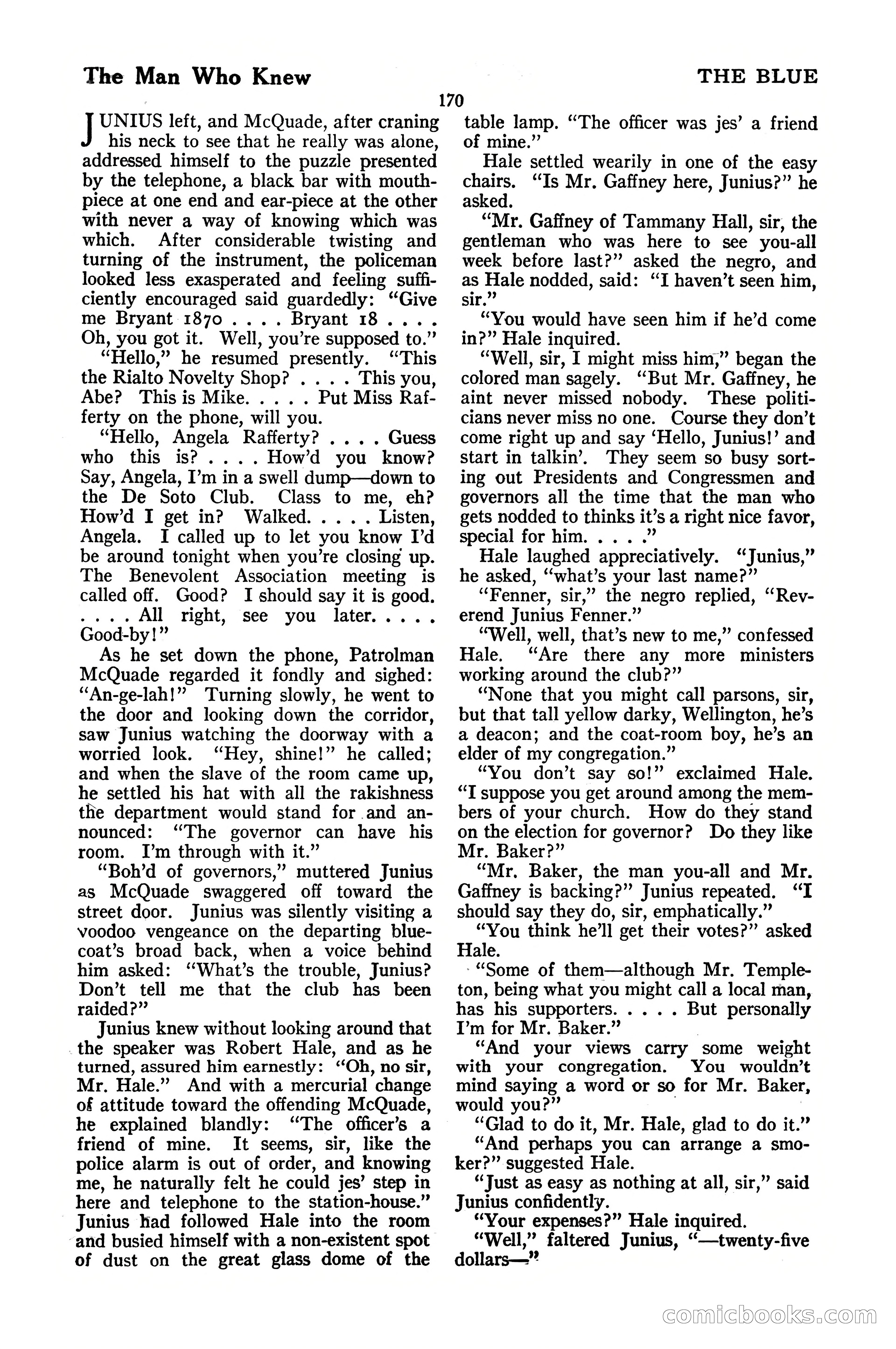 The Blue Book Magazine, October 1920 — page 176 of 212
