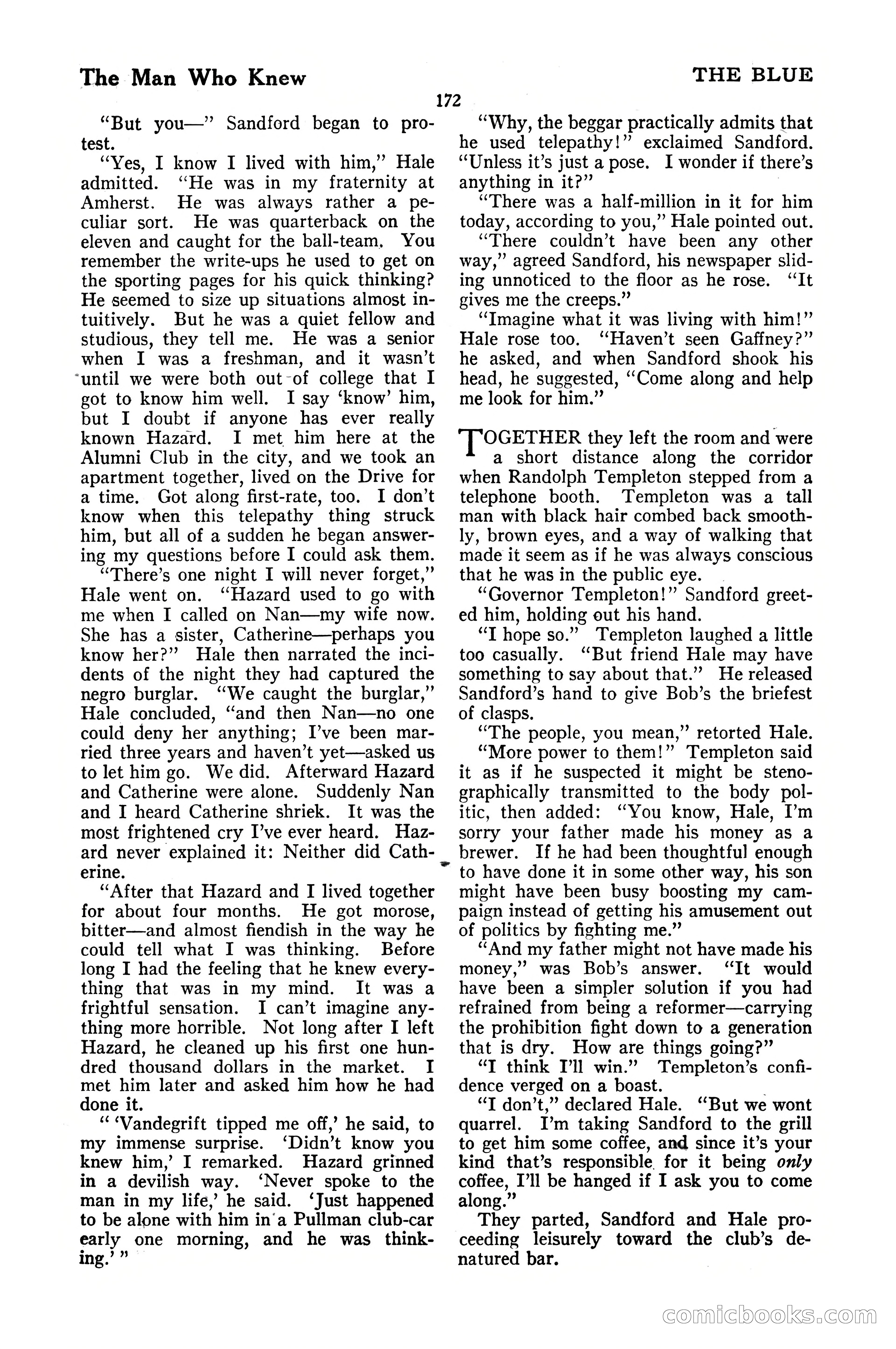 The Blue Book Magazine, October 1920 — page 178 of 212