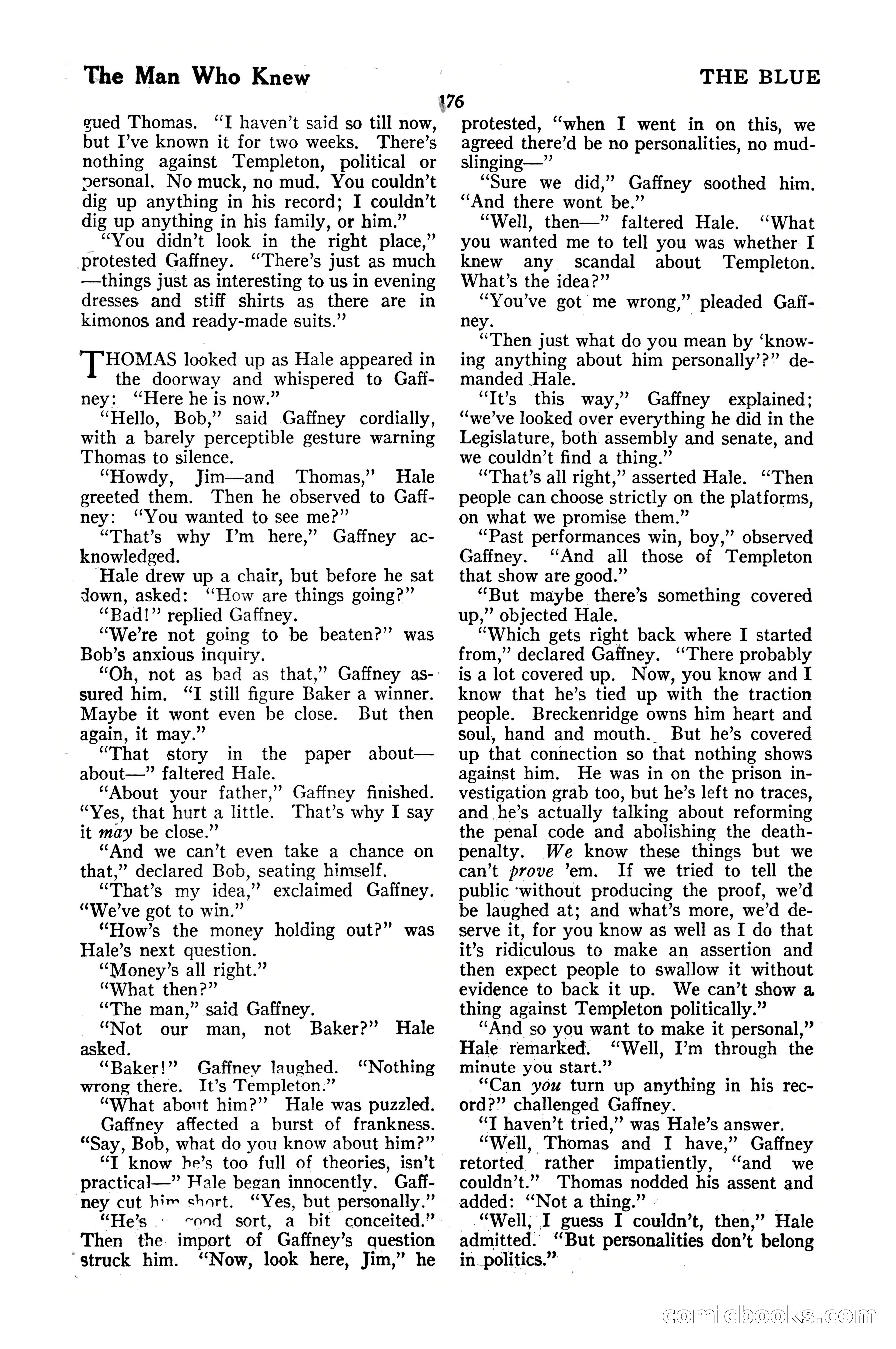 The Blue Book Magazine, October 1920 — page 182 of 212