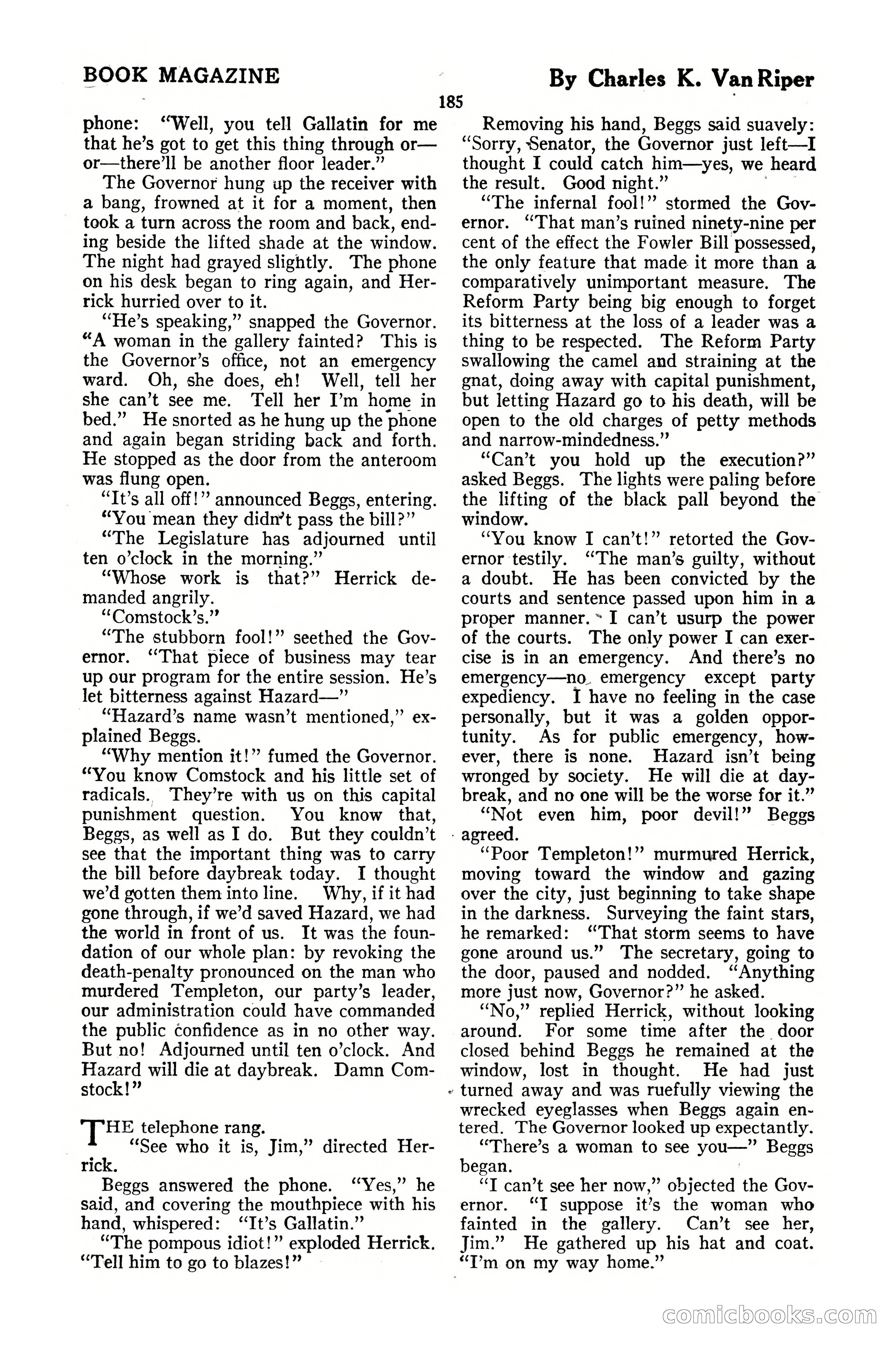 The Blue Book Magazine, October 1920 — page 191 of 212