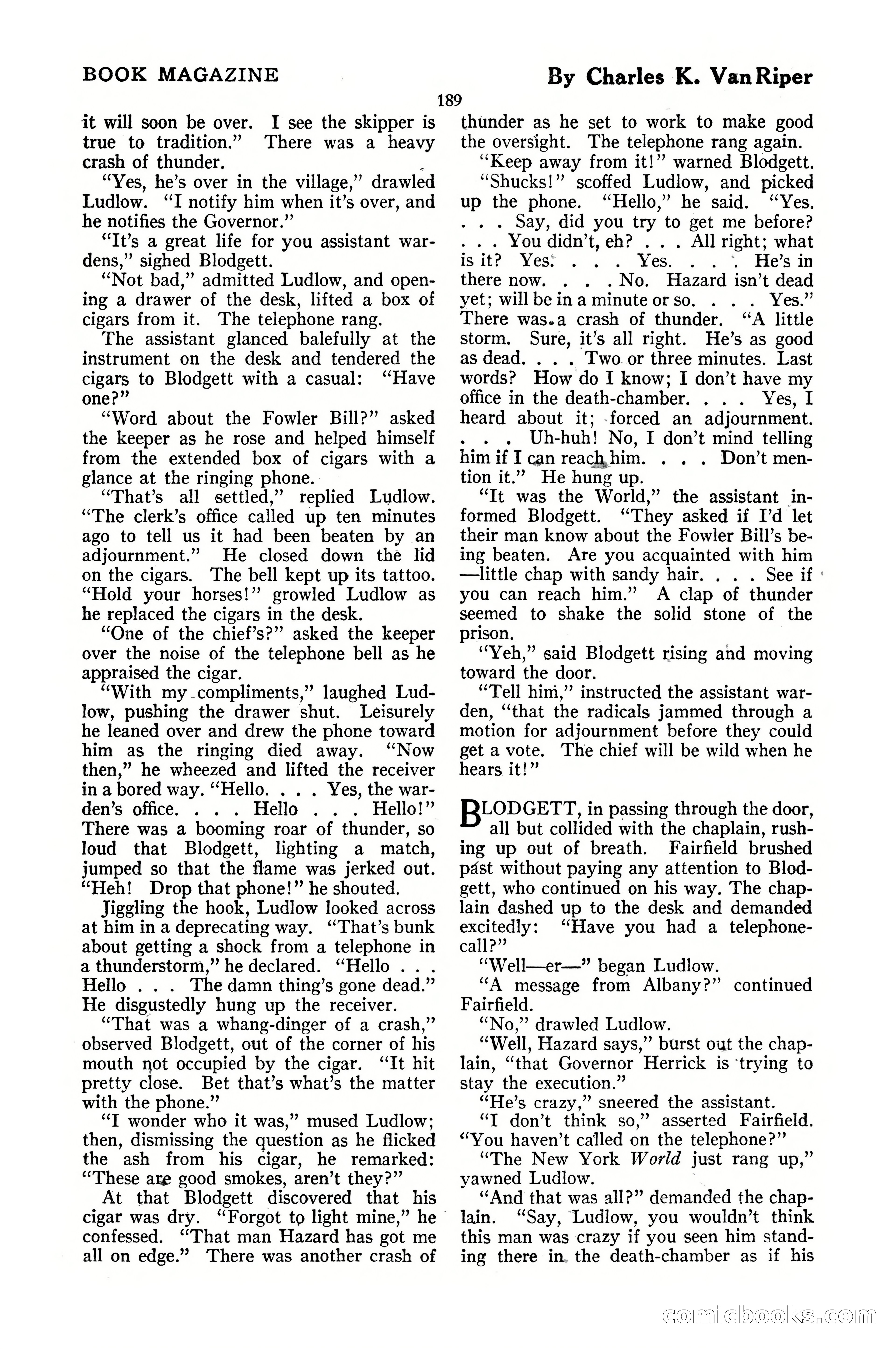 The Blue Book Magazine, October 1920 — page 195 of 212