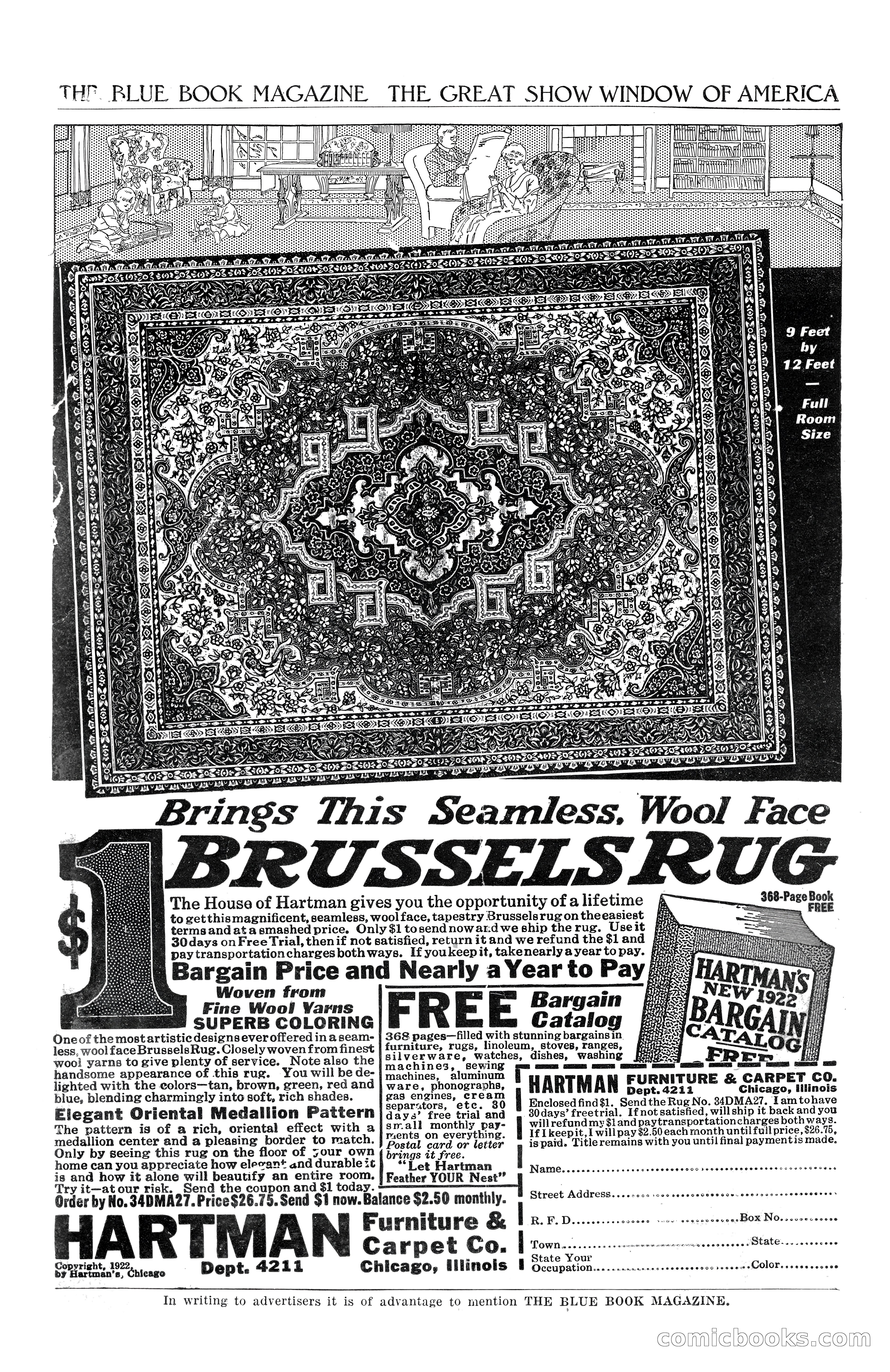 The Blue Book Magazine, April 1922 — page 2 of 212