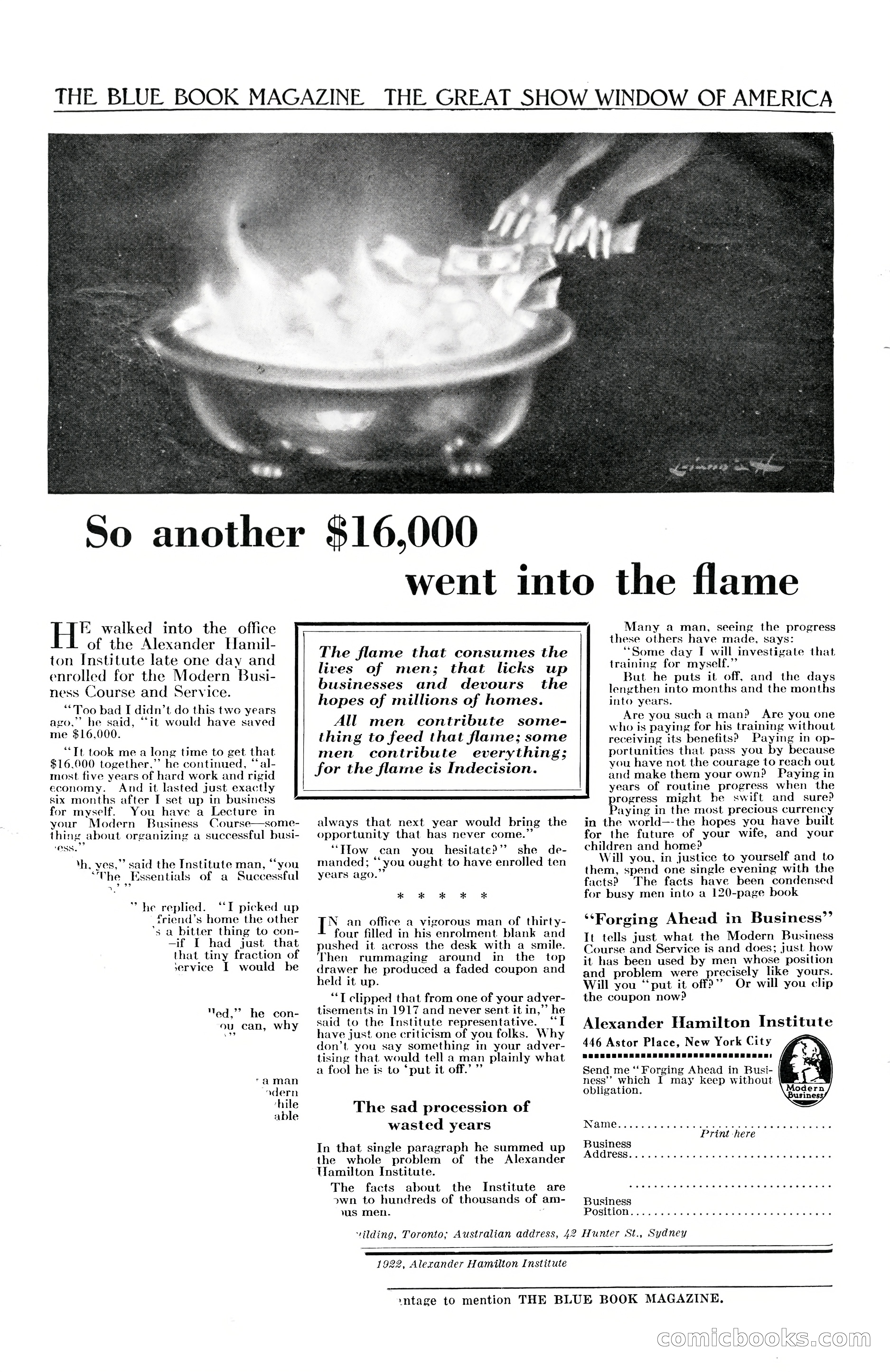 The Blue Book Magazine, April 1922 — page 6 of 212