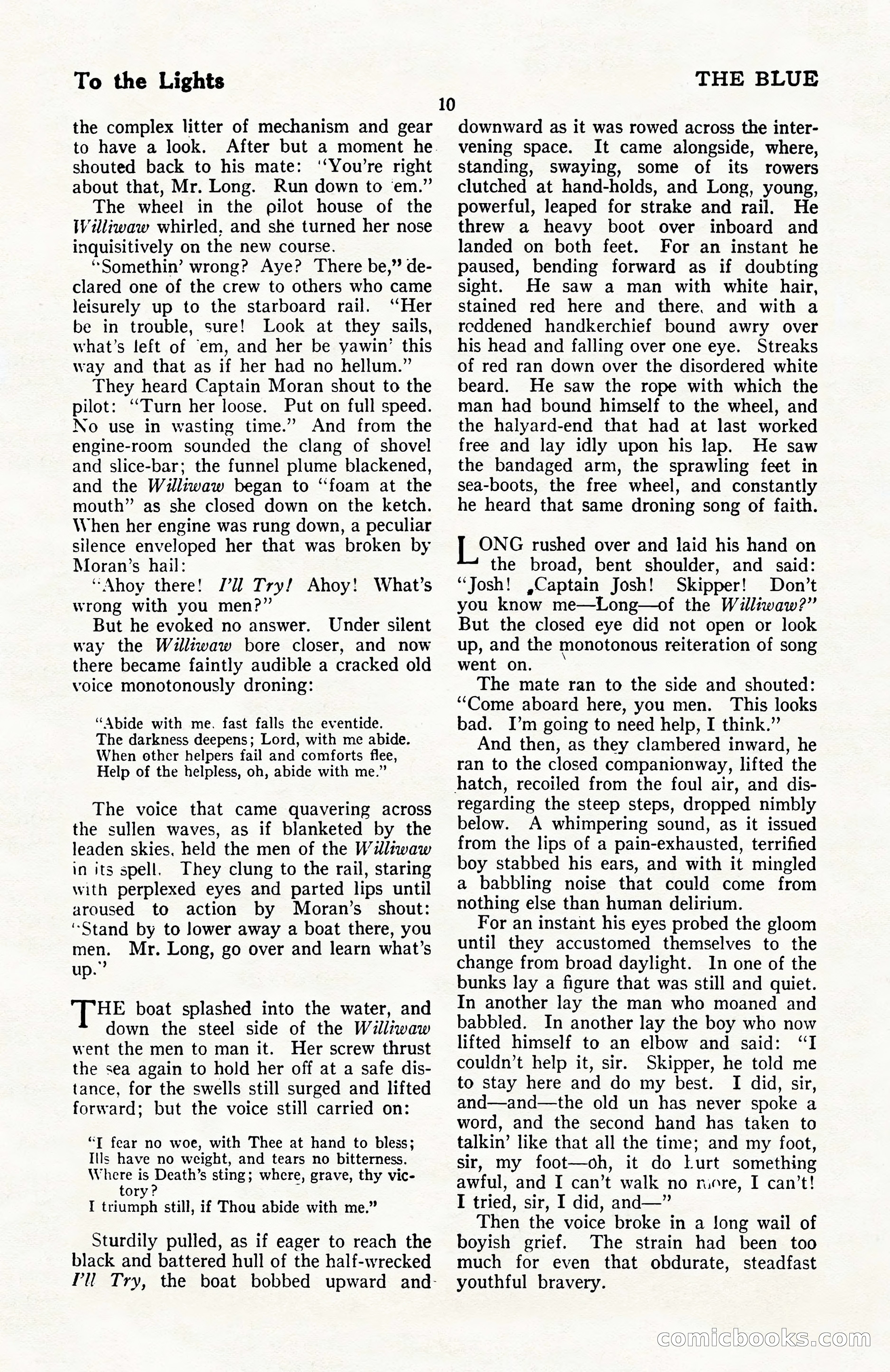 The Blue Book Magazine, April 1922 — page 16 of 212