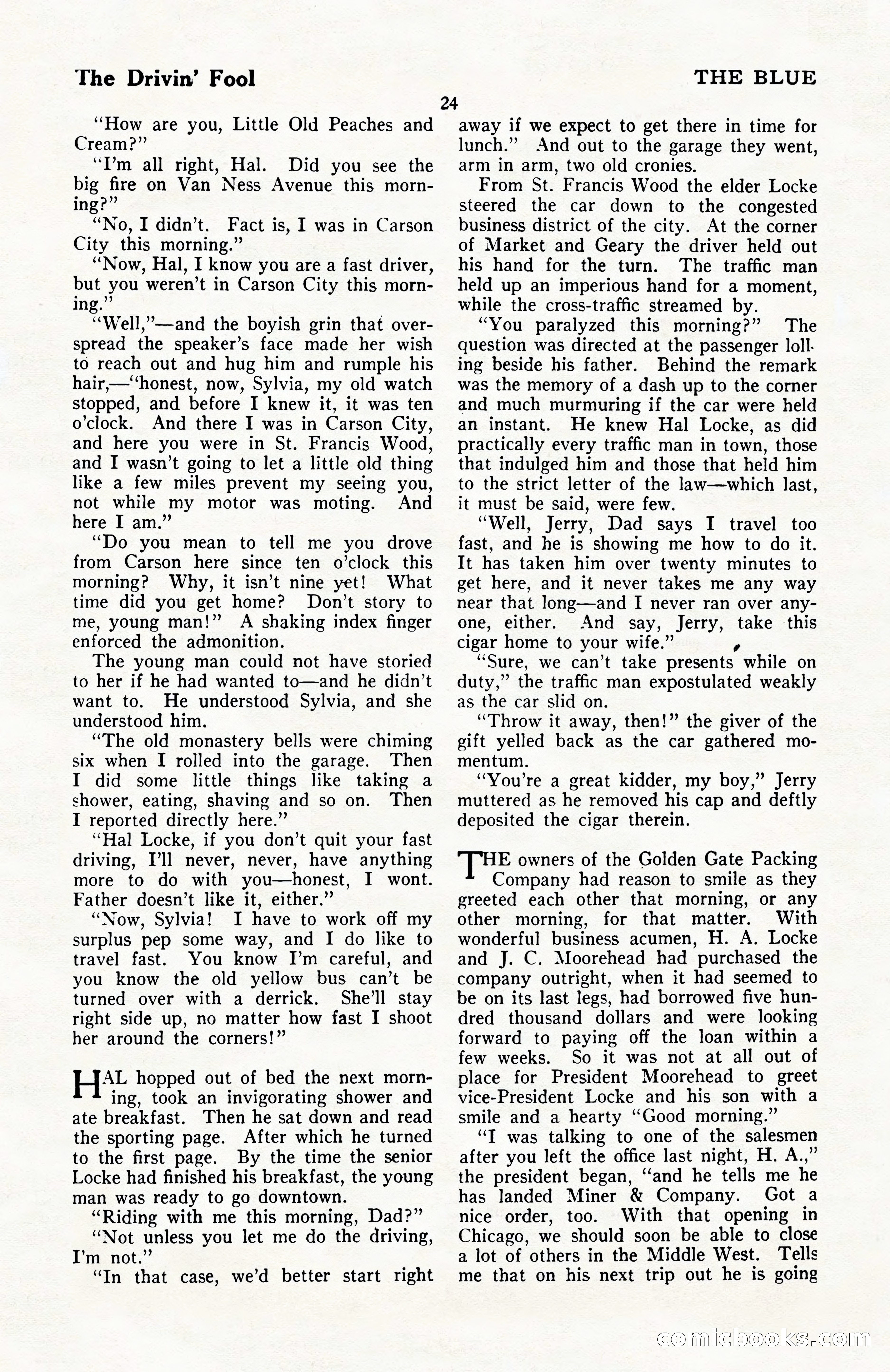 The Blue Book Magazine, April 1922 — page 30 of 212