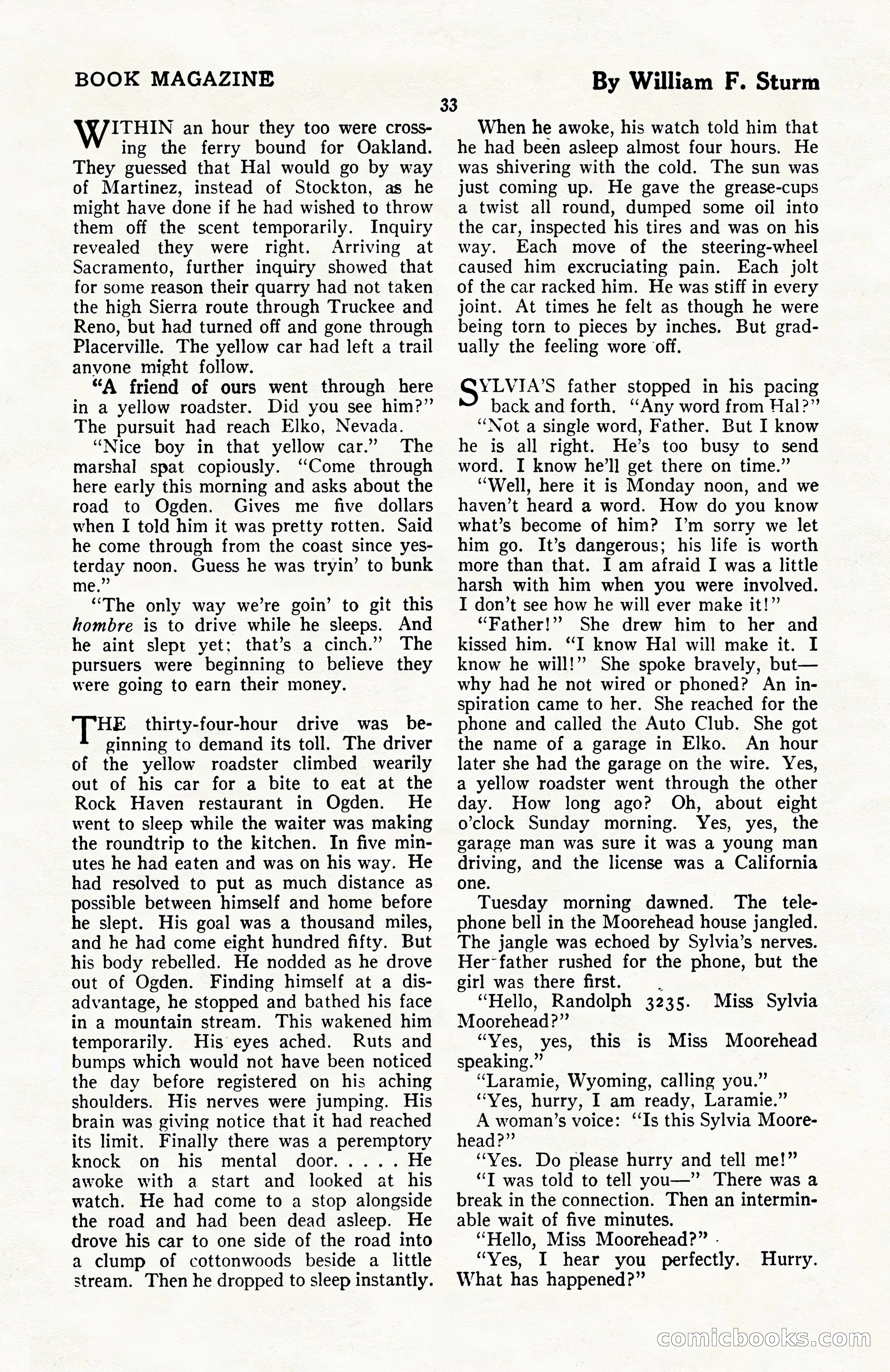 The Blue Book Magazine, April 1922 — page 39 of 212