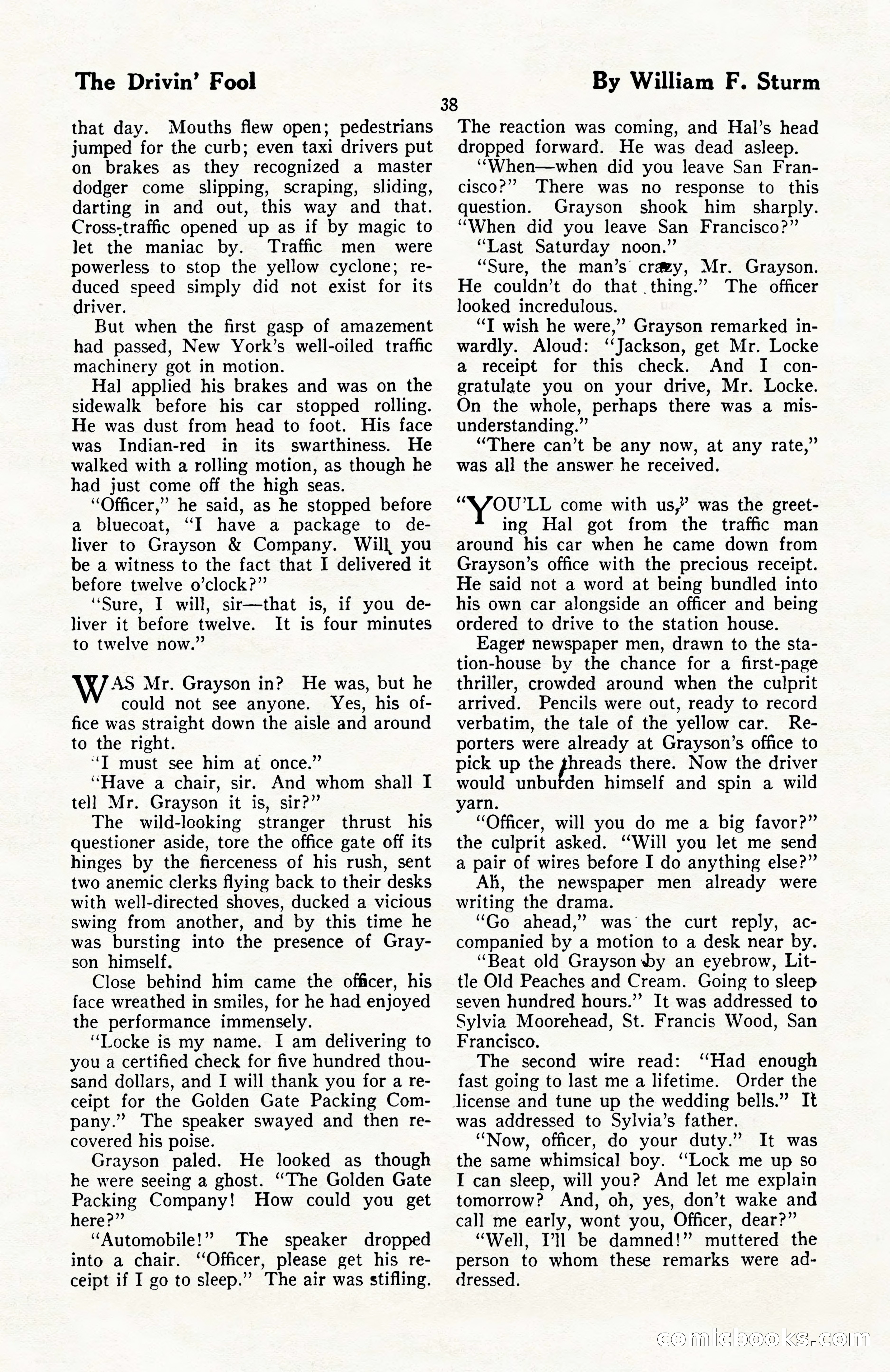 The Blue Book Magazine, April 1922 — page 44 of 212