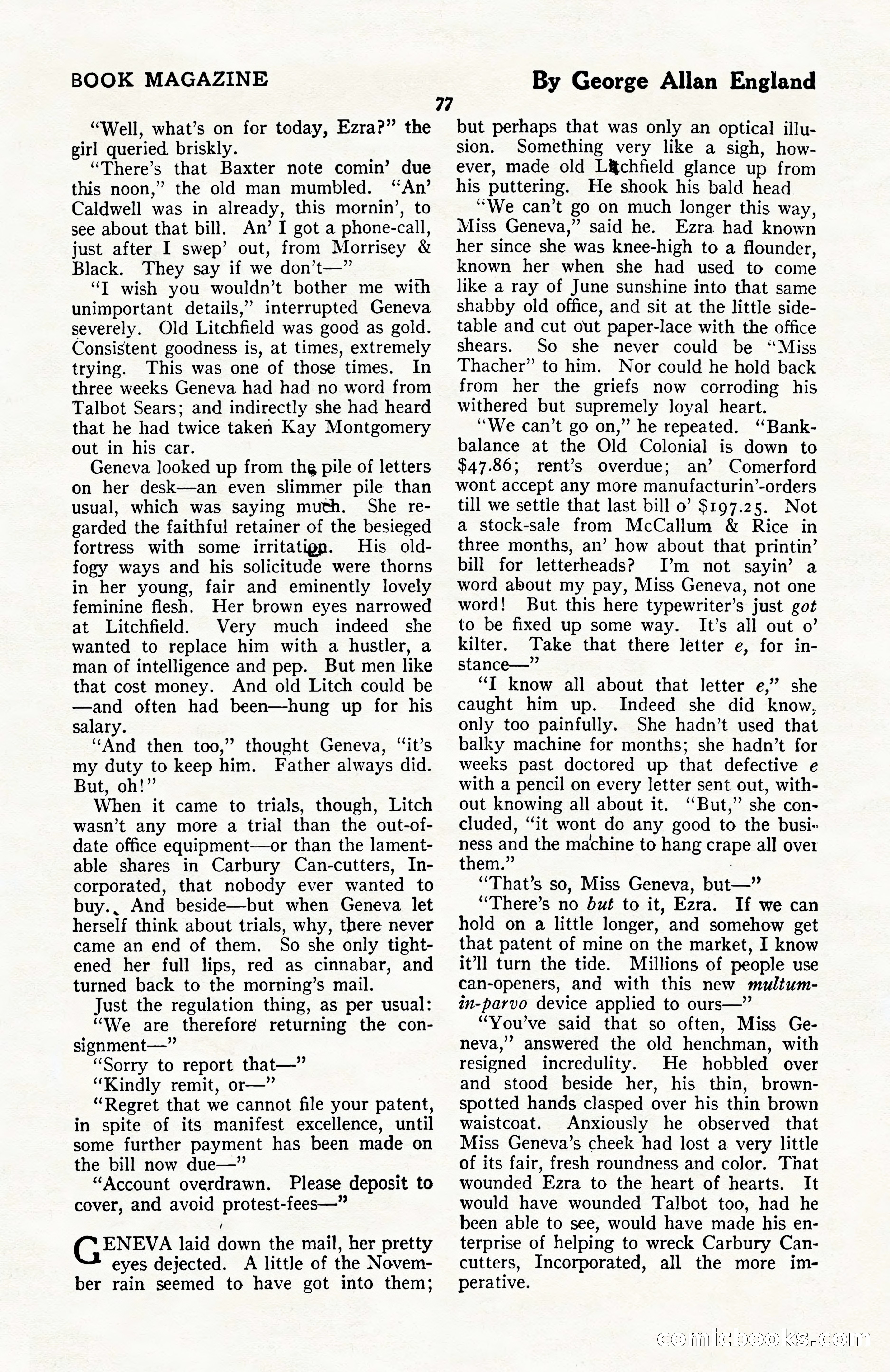 The Blue Book Magazine, April 1922 — page 83 of 212