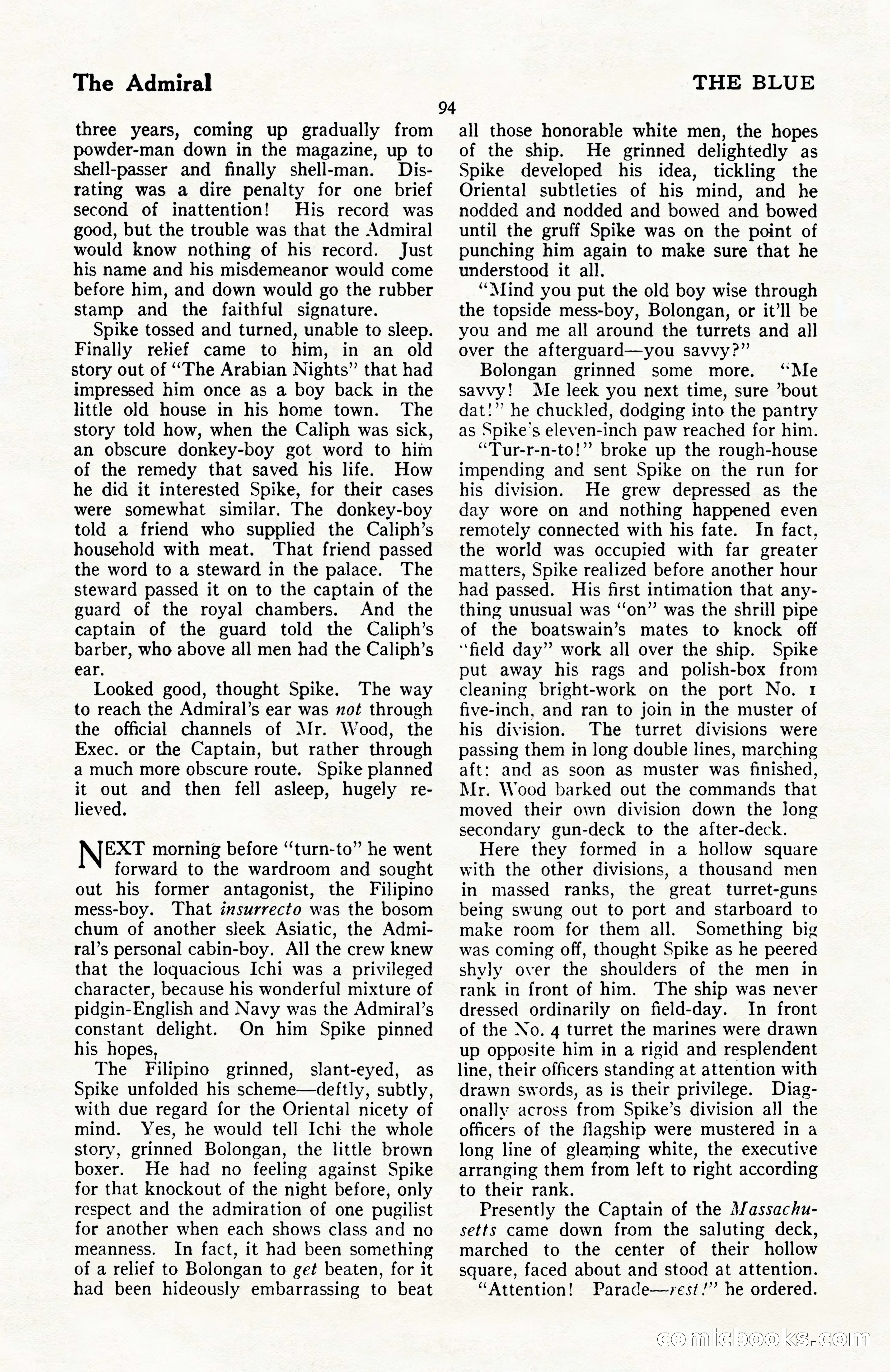 The Blue Book Magazine, April 1922 — page 100 of 212