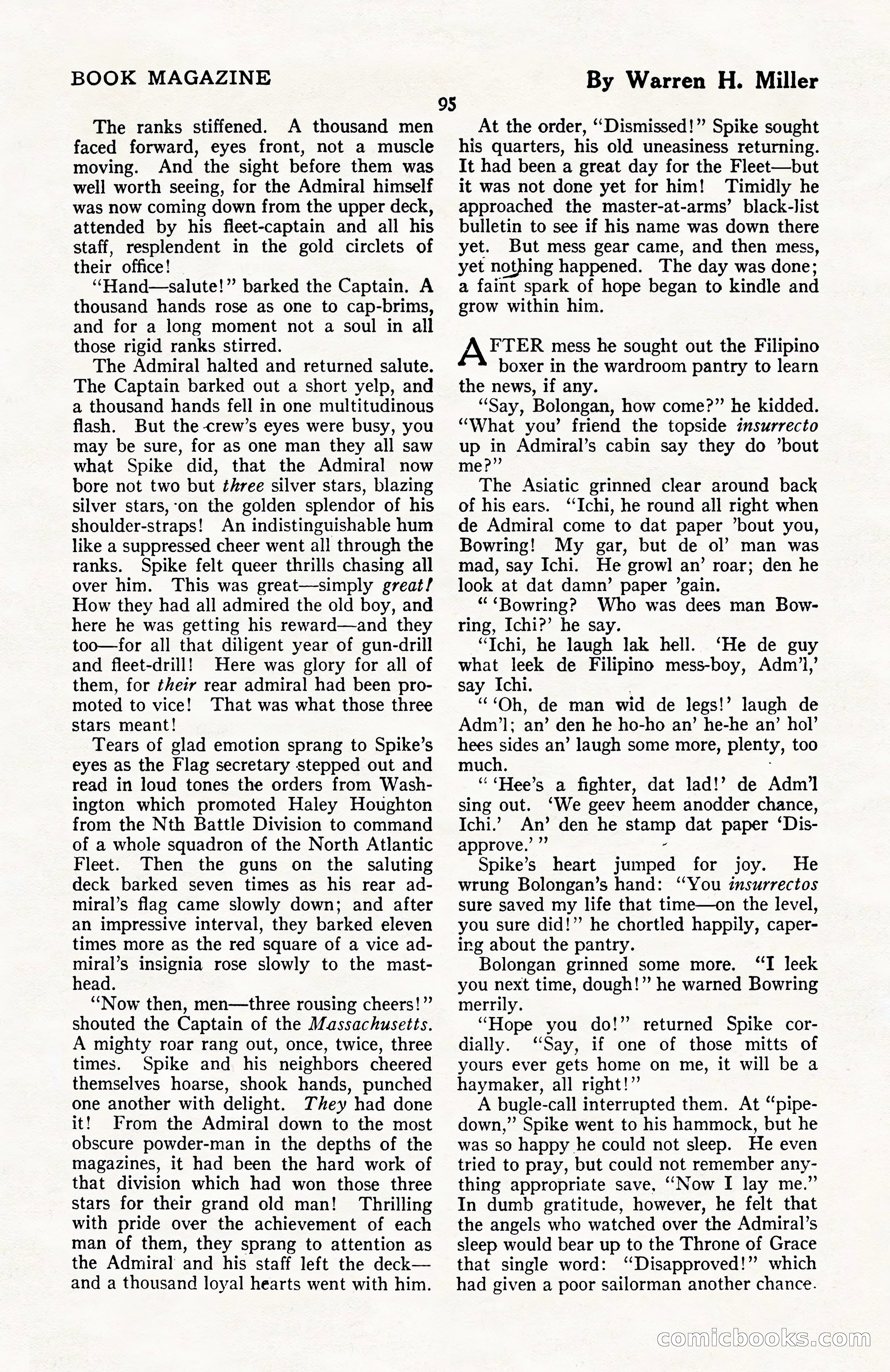 The Blue Book Magazine, April 1922 — page 101 of 212