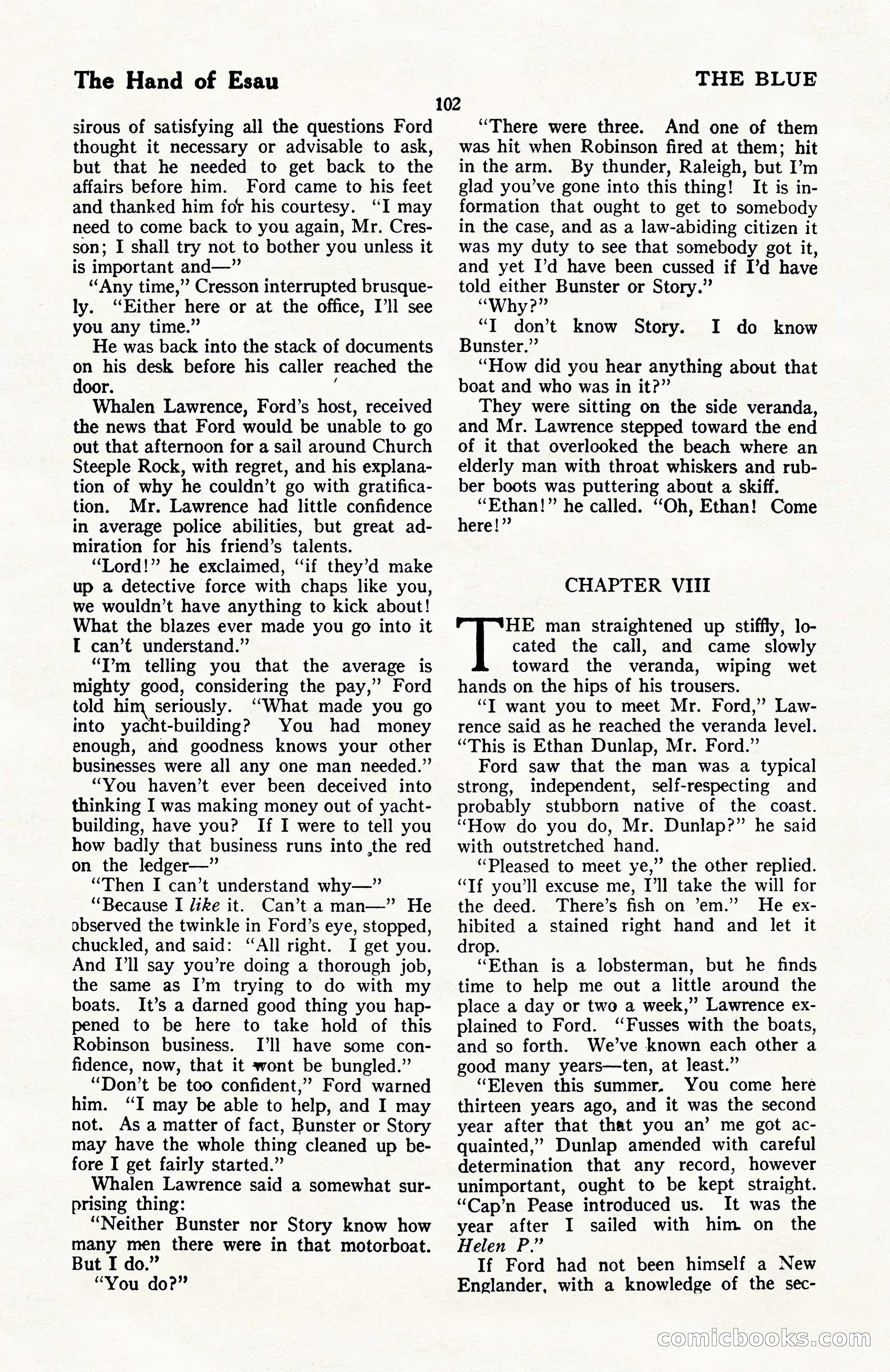 The Blue Book Magazine, April 1922 — page 108 of 212