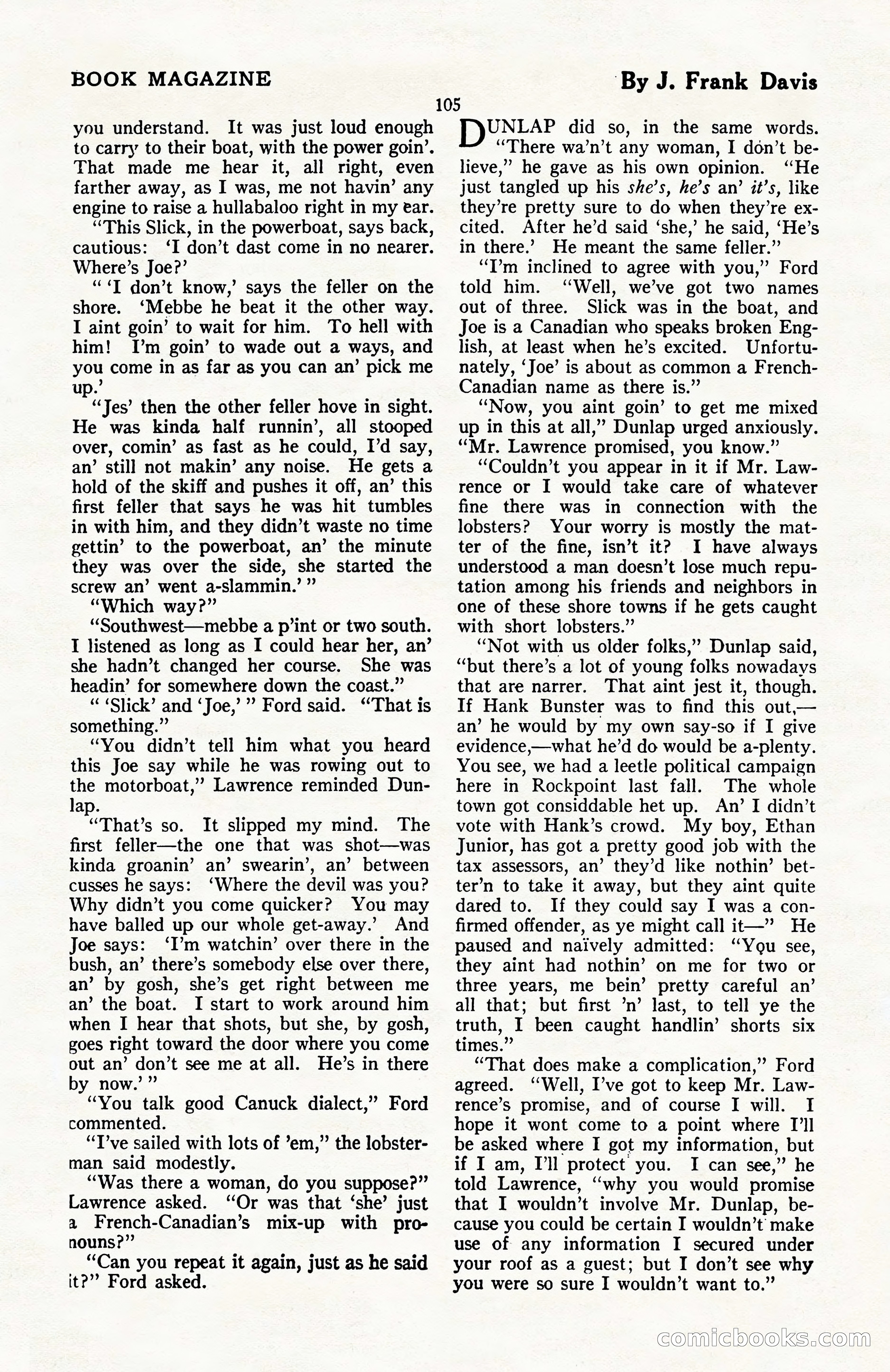 The Blue Book Magazine, April 1922 — page 111 of 212