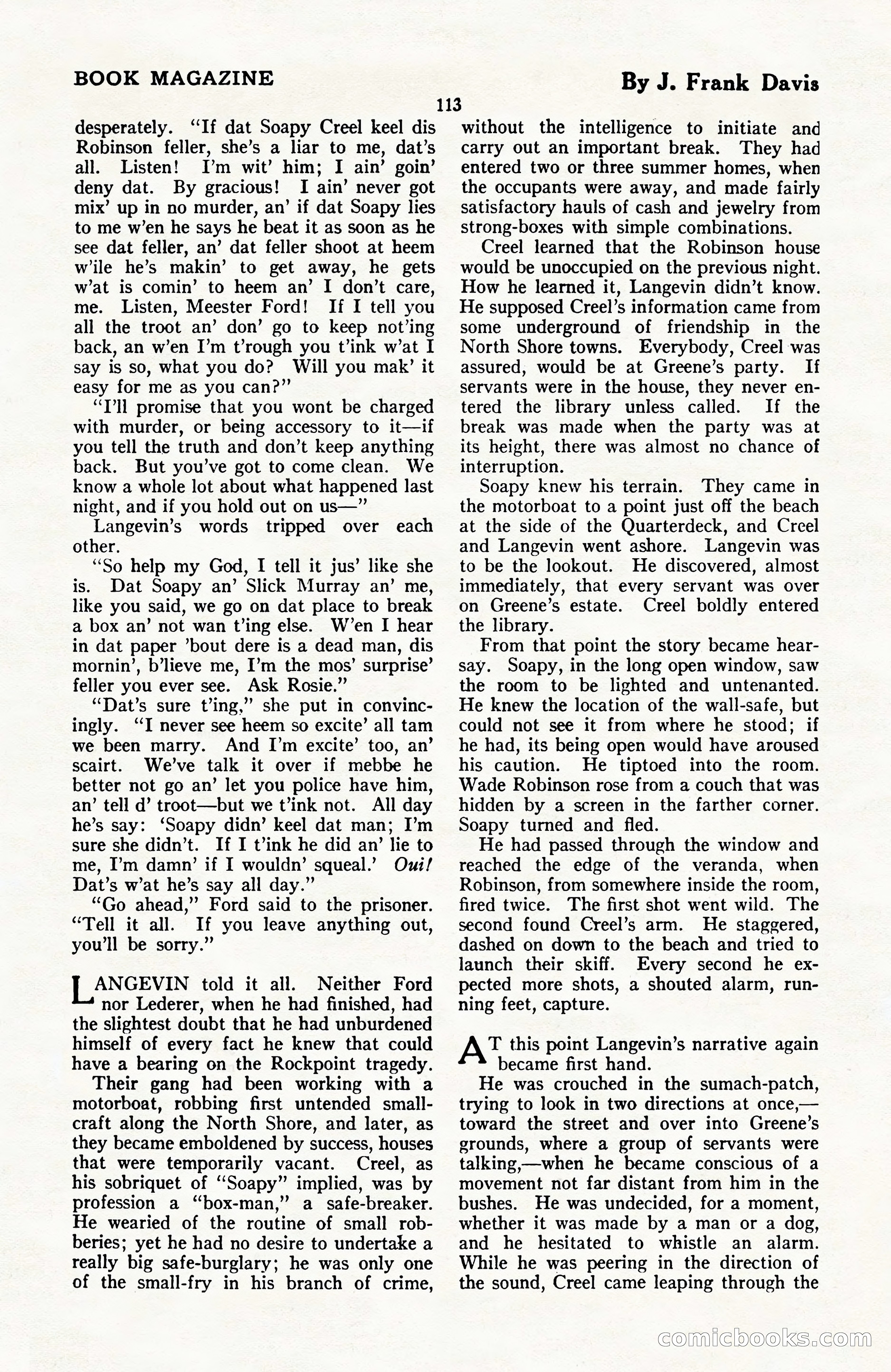 The Blue Book Magazine, April 1922 — page 119 of 212