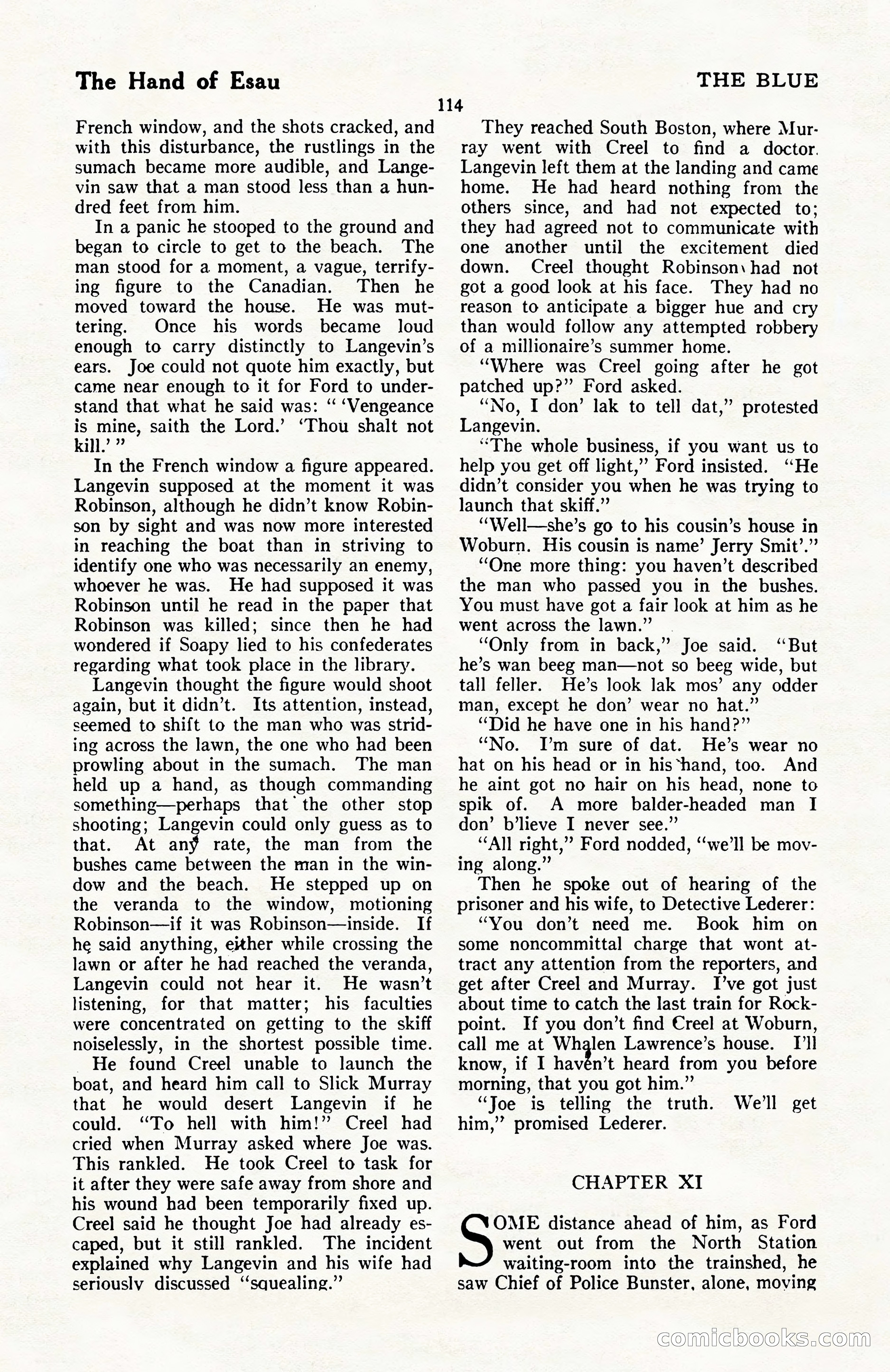 The Blue Book Magazine, April 1922 — page 120 of 212