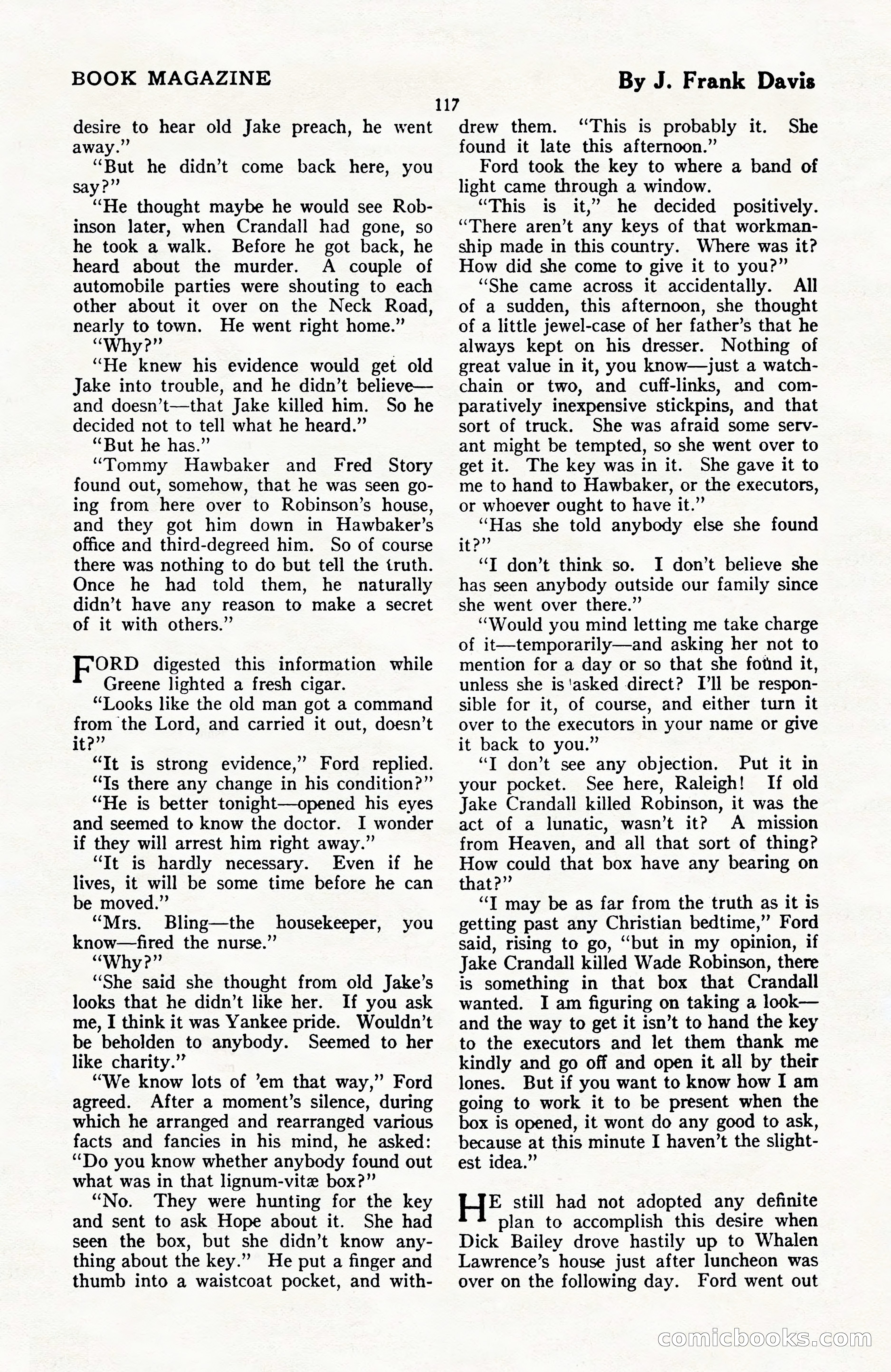 The Blue Book Magazine, April 1922 — page 123 of 212