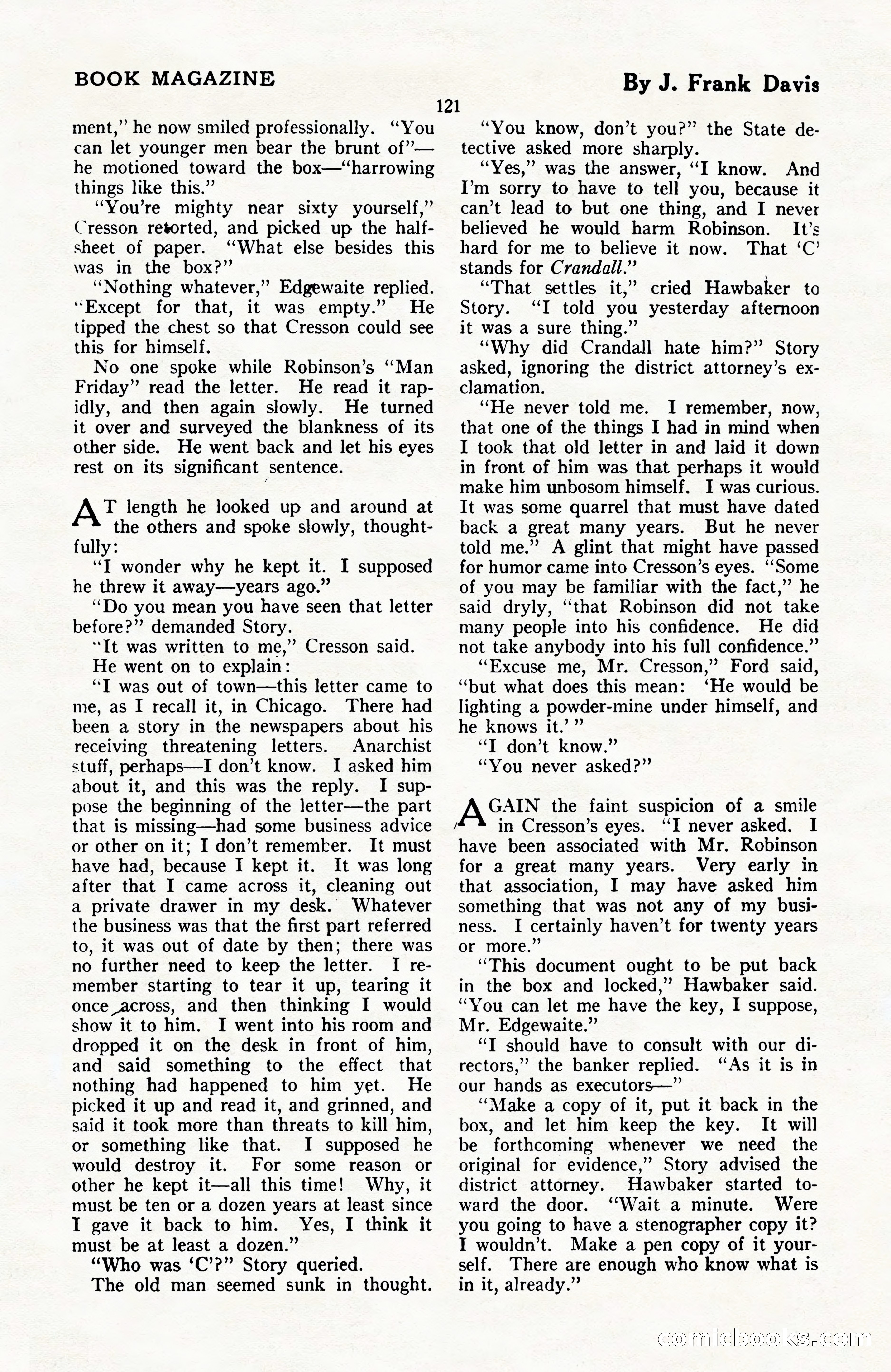 The Blue Book Magazine, April 1922 — page 127 of 212
