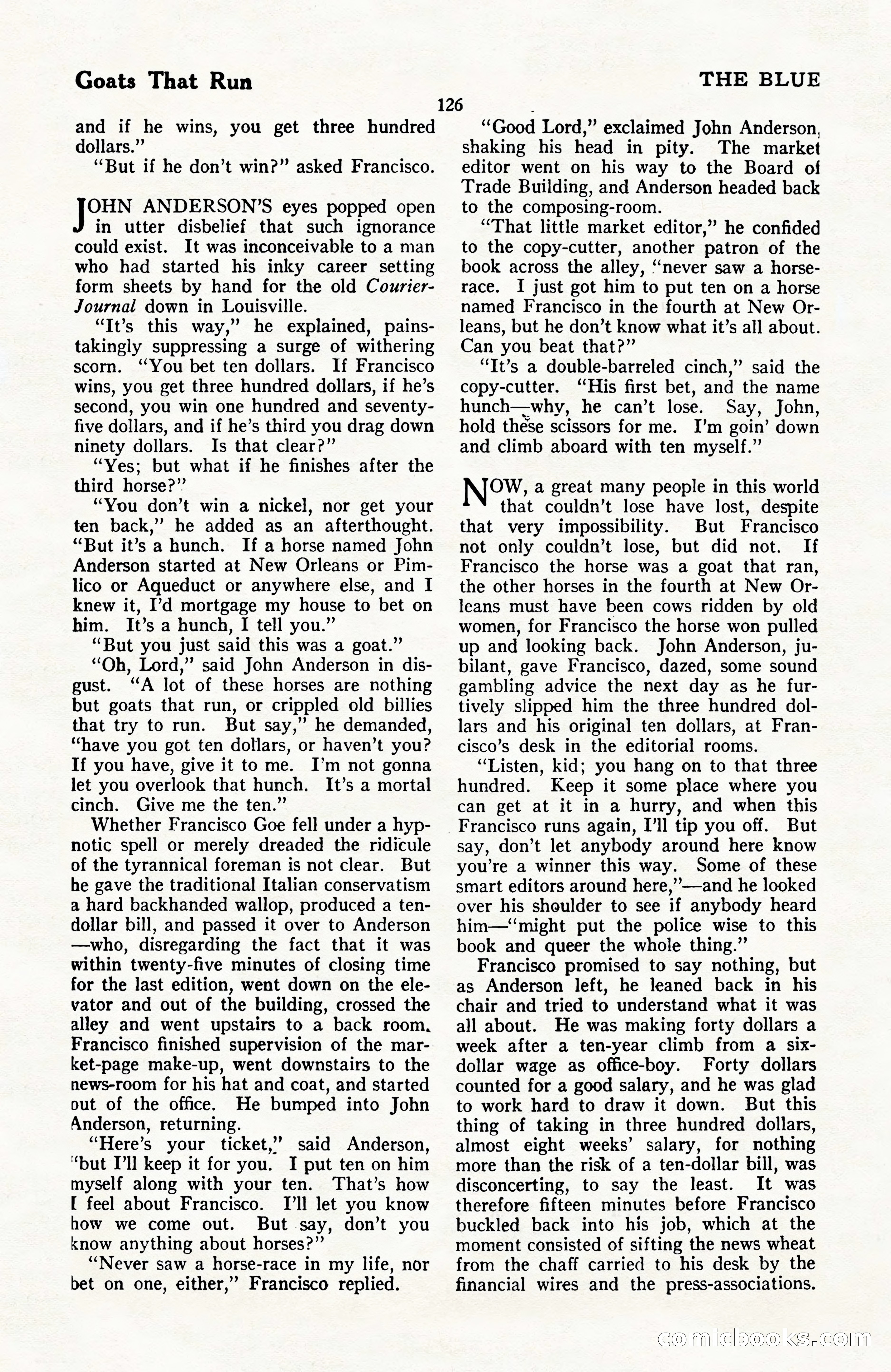 The Blue Book Magazine, April 1922 — page 132 of 212