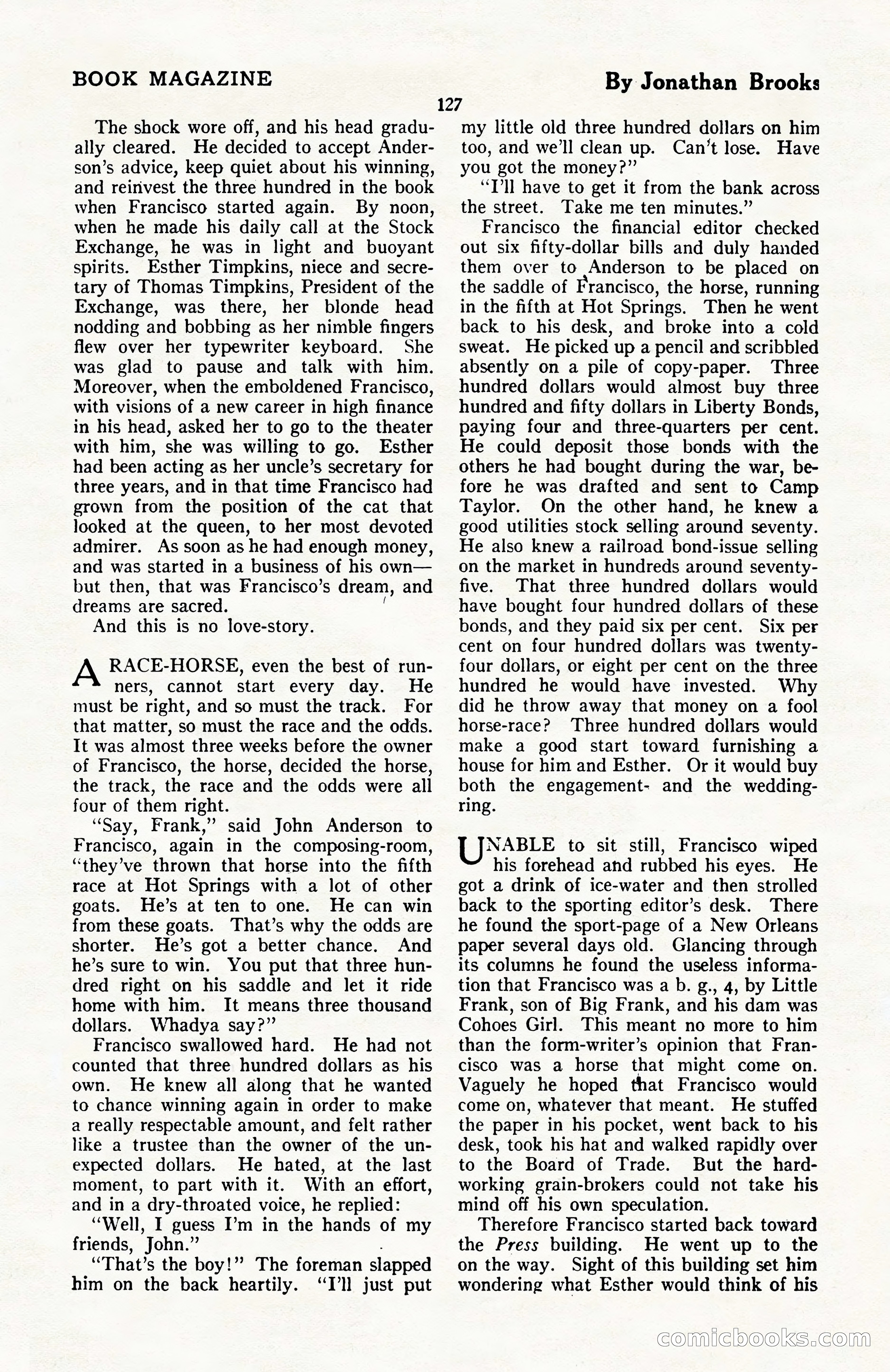 The Blue Book Magazine, April 1922 — page 133 of 212