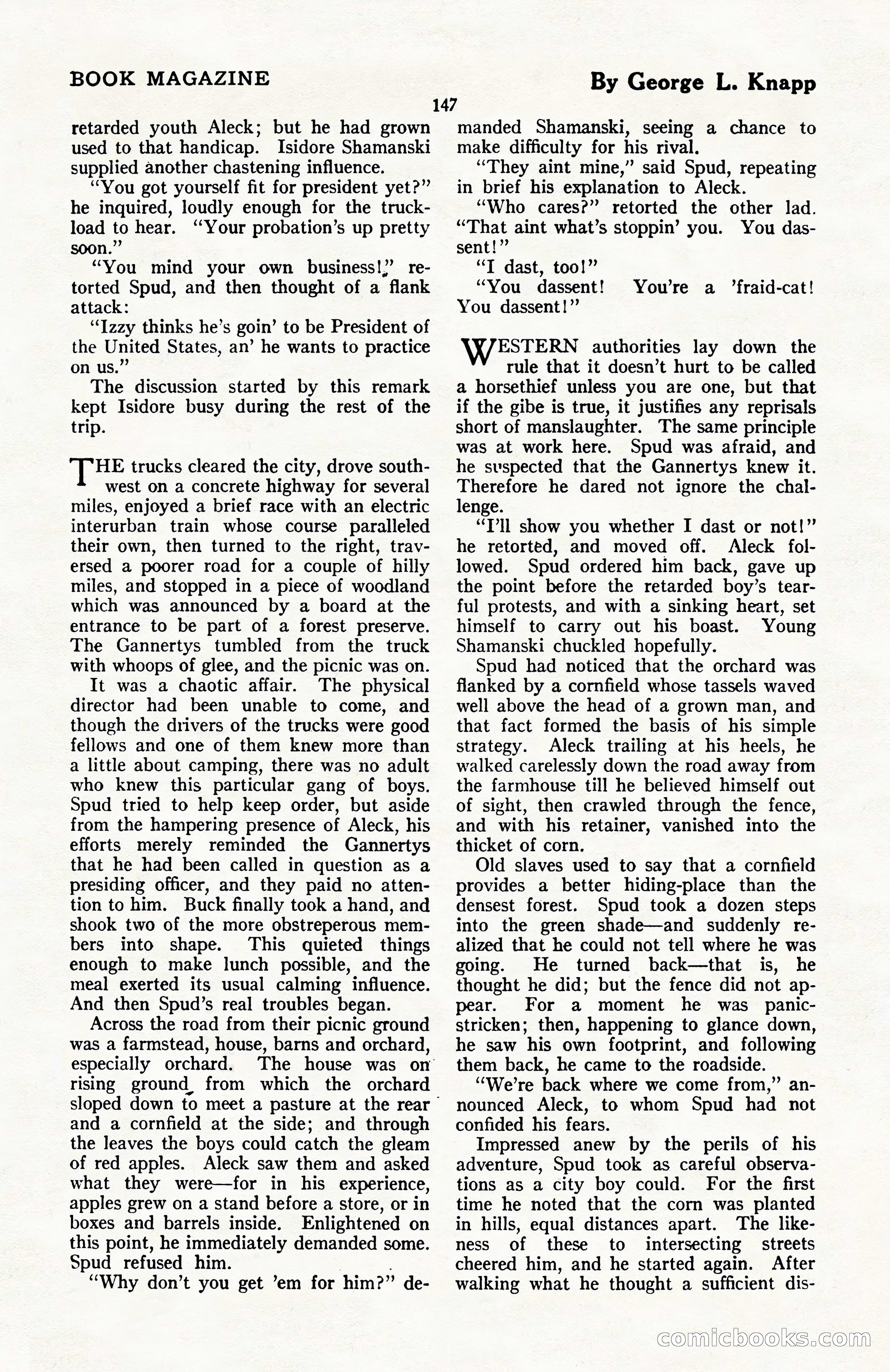 The Blue Book Magazine, April 1922 — page 153 of 212