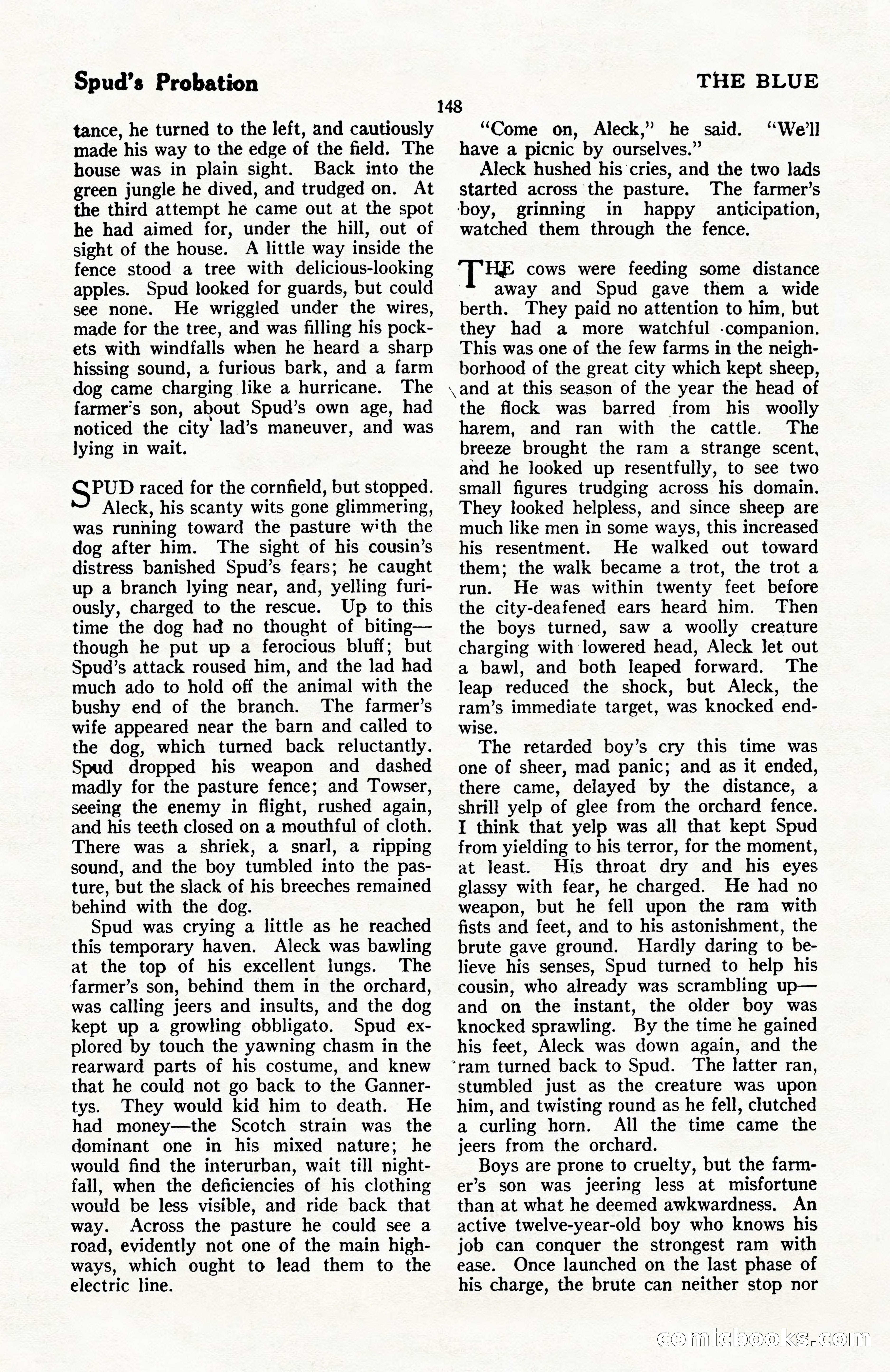 The Blue Book Magazine, April 1922 — page 154 of 212