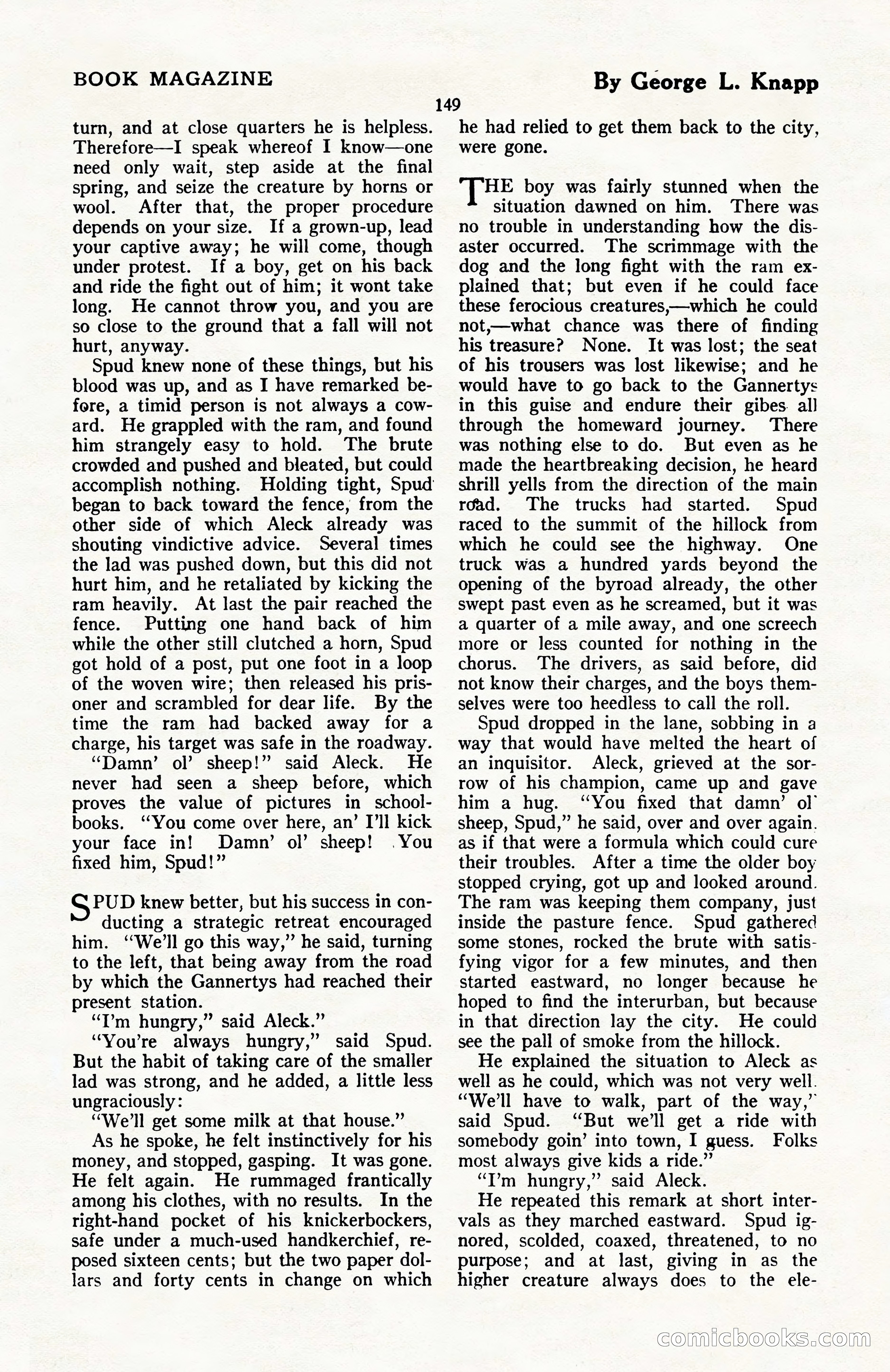 The Blue Book Magazine, April 1922 — page 155 of 212