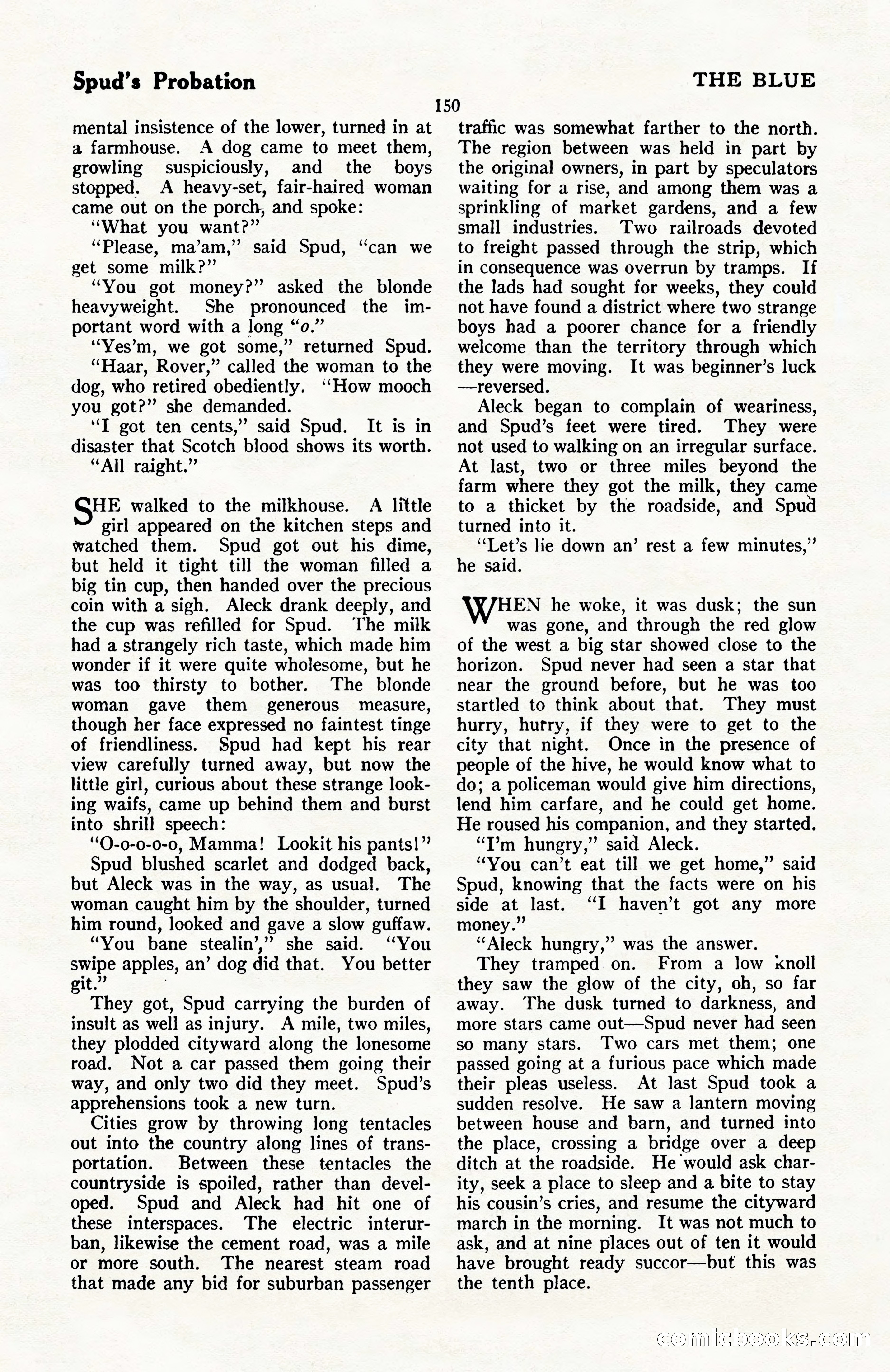 The Blue Book Magazine, April 1922 — page 156 of 212