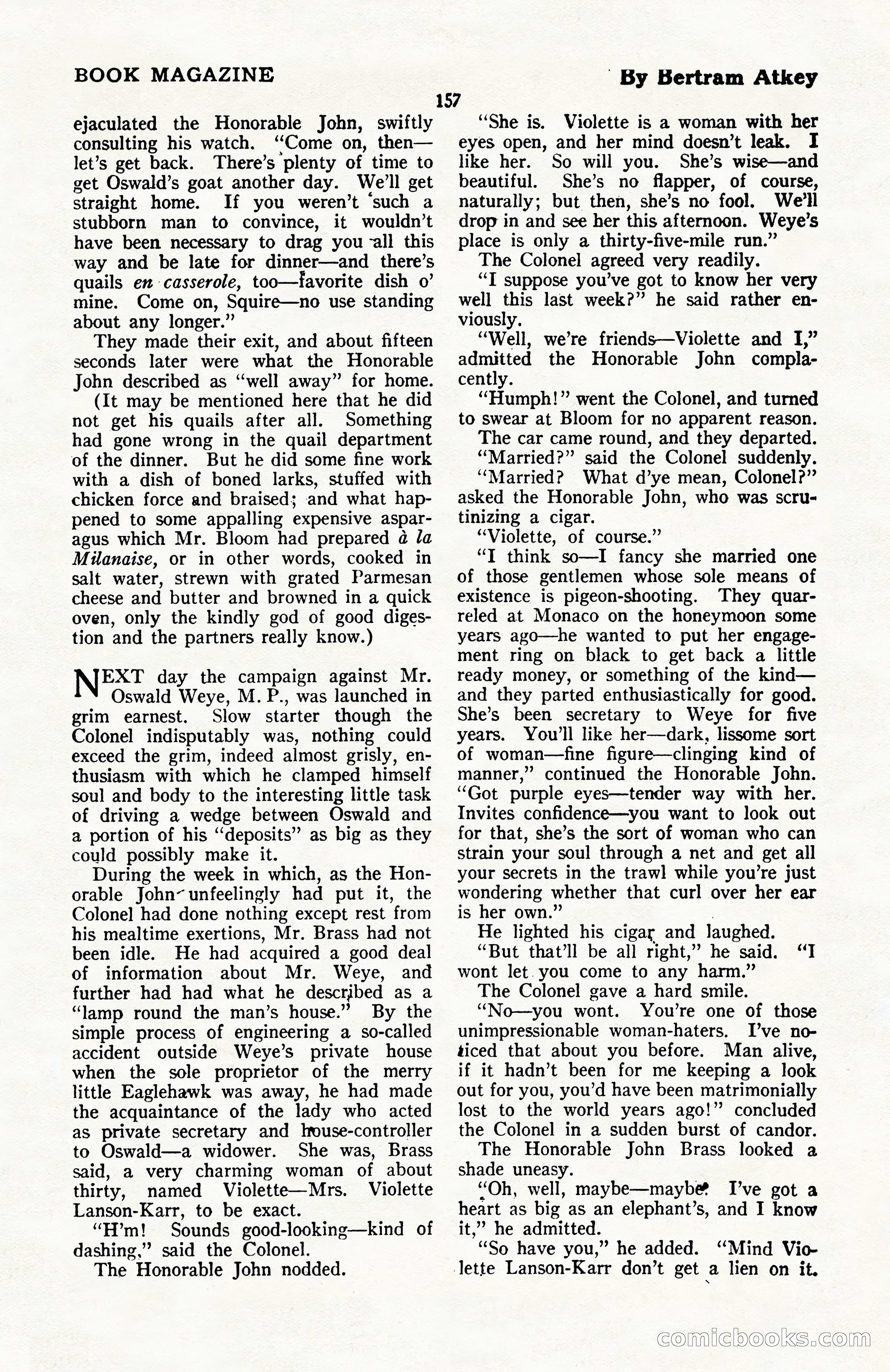 The Blue Book Magazine, April 1922 — page 163 of 212