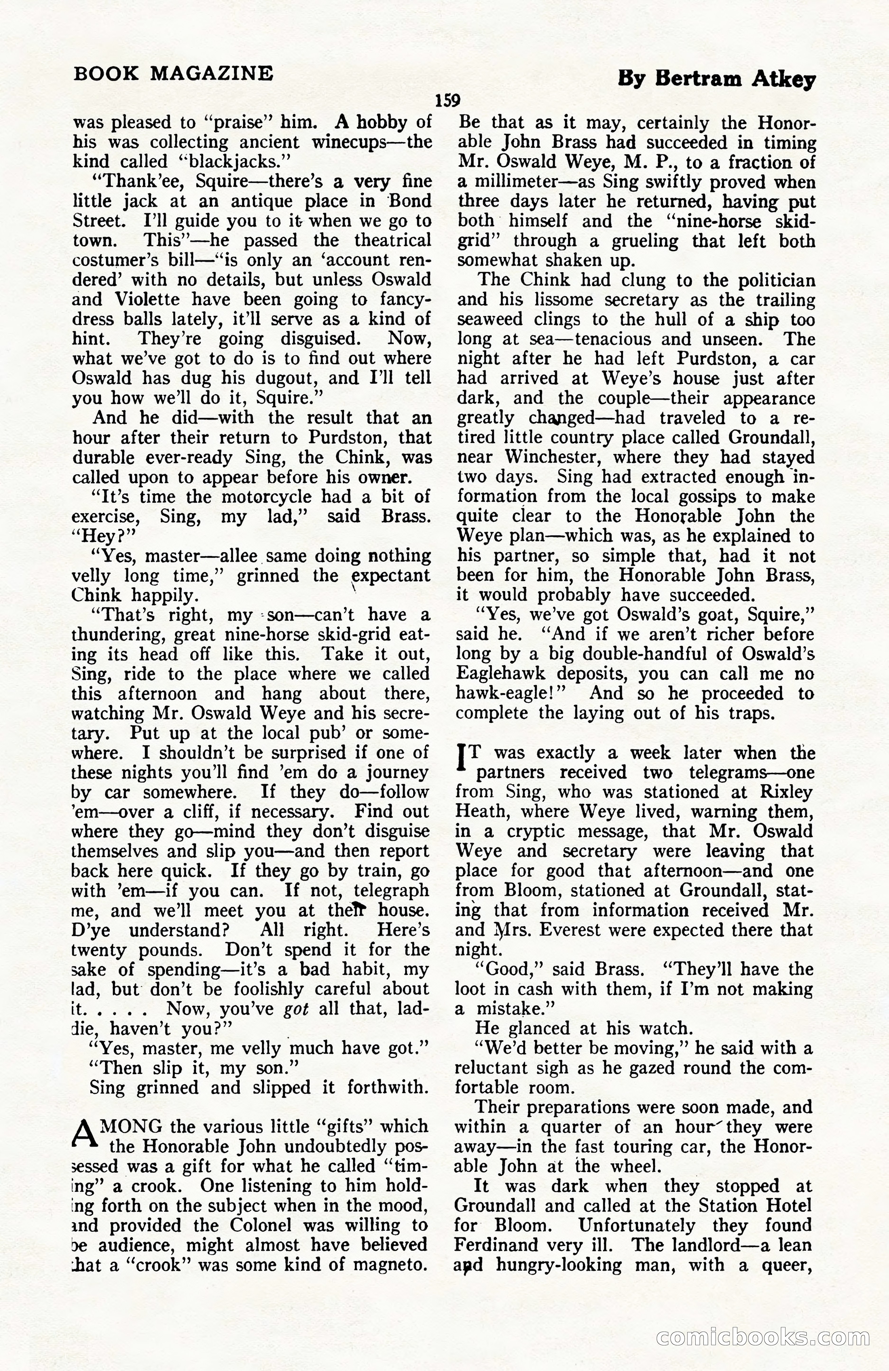The Blue Book Magazine, April 1922 — page 165 of 212