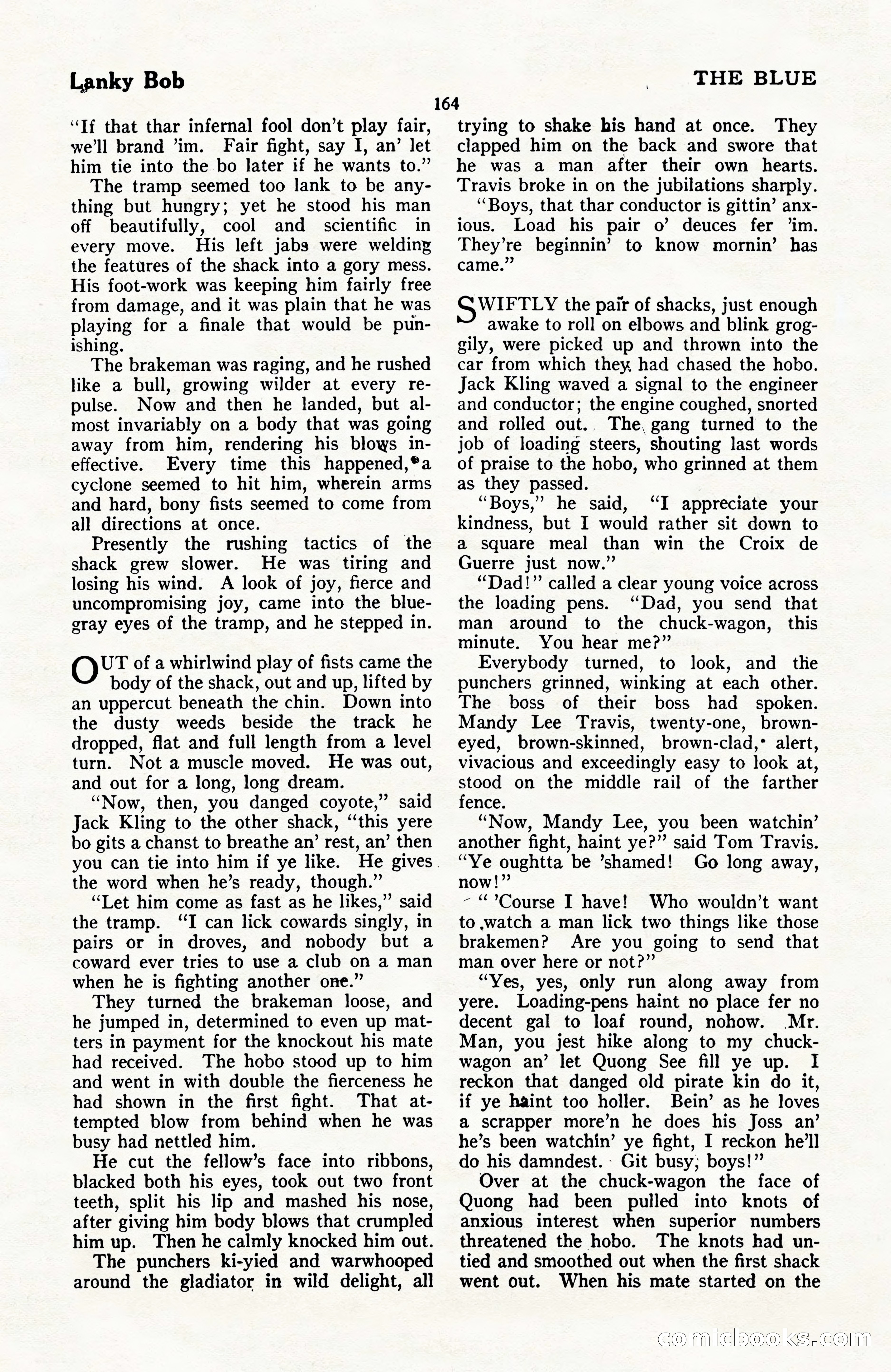 The Blue Book Magazine, April 1922 — page 170 of 212