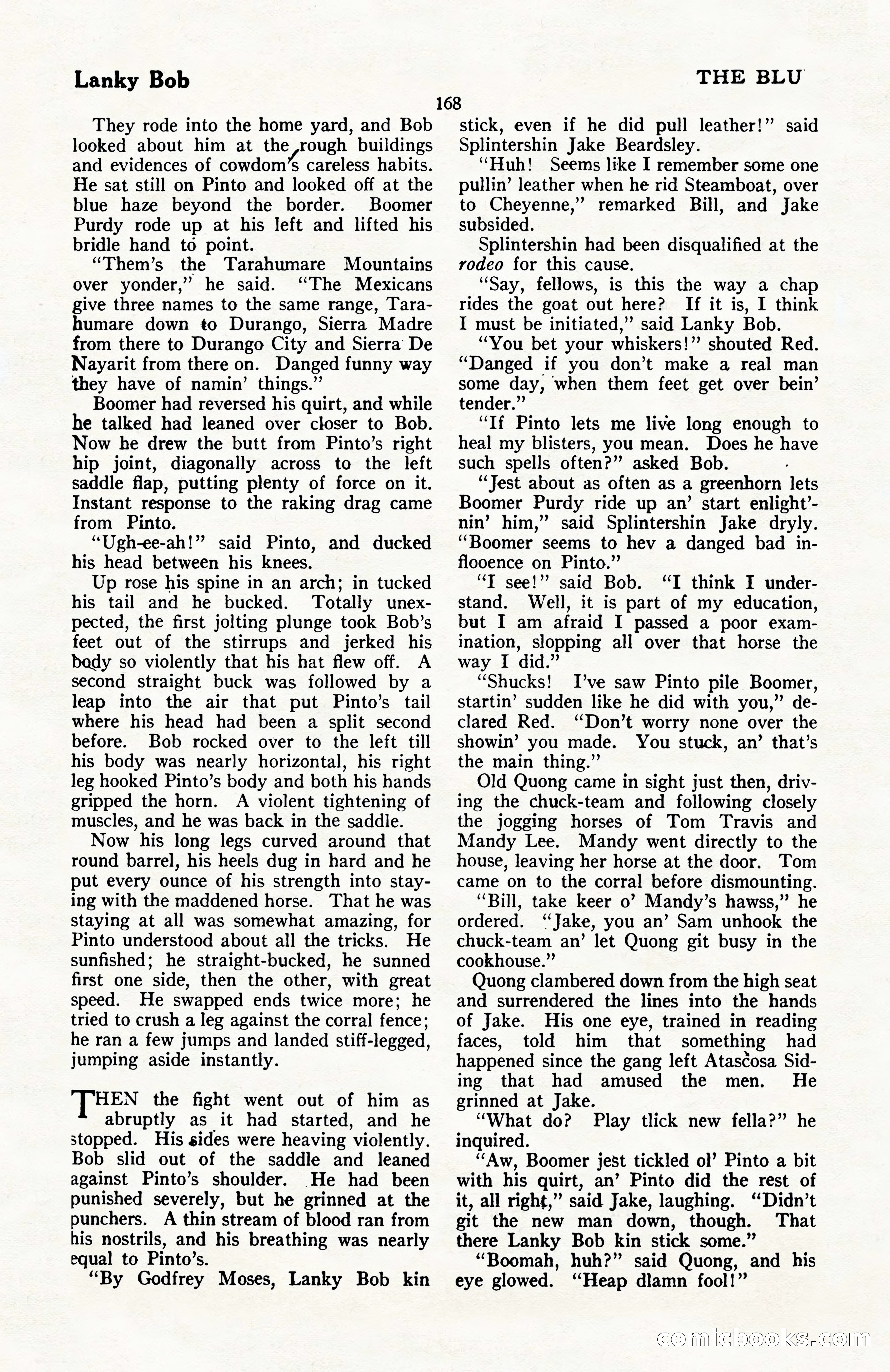 The Blue Book Magazine, April 1922 — page 174 of 212