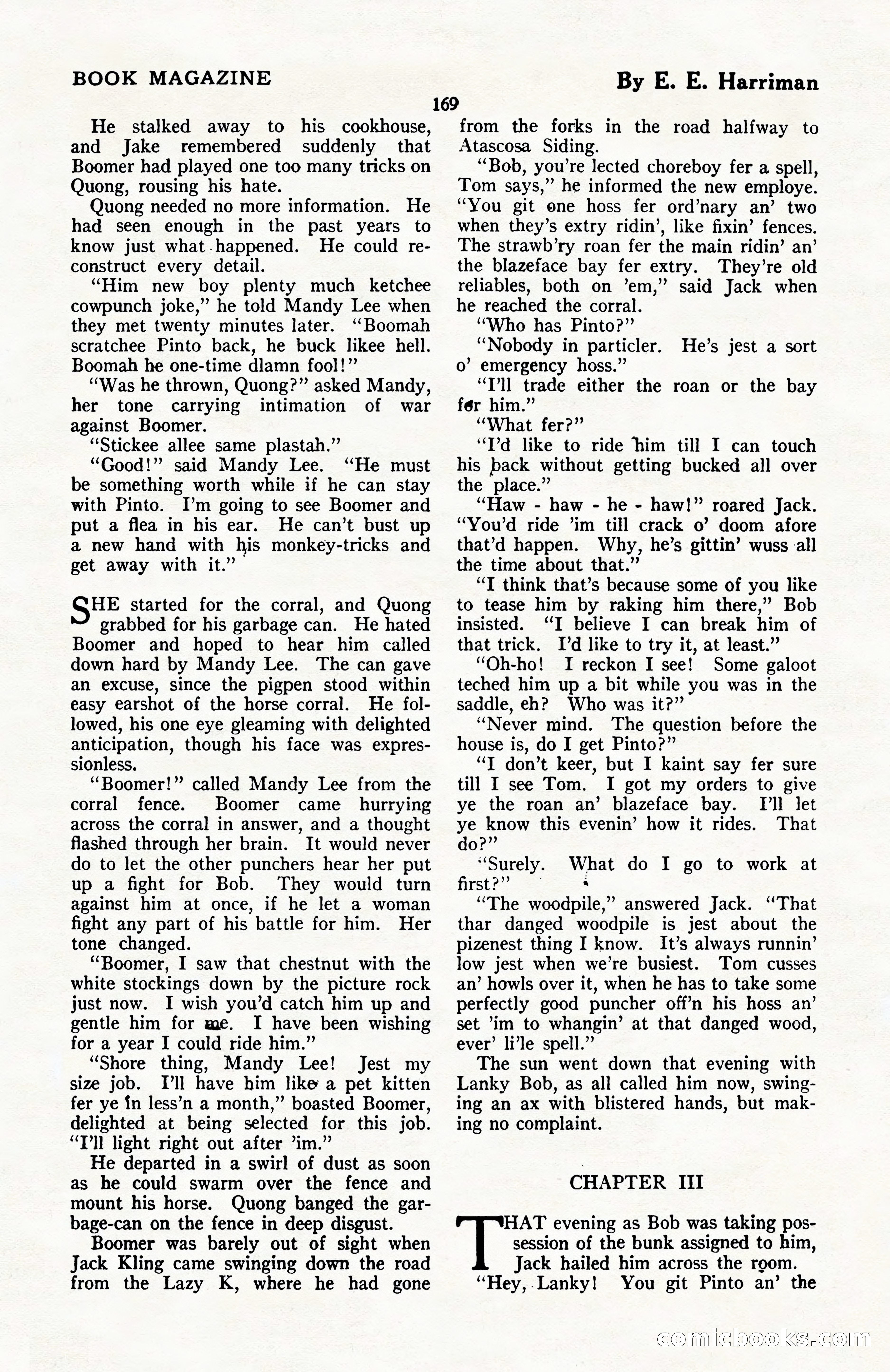 The Blue Book Magazine, April 1922 — page 175 of 212