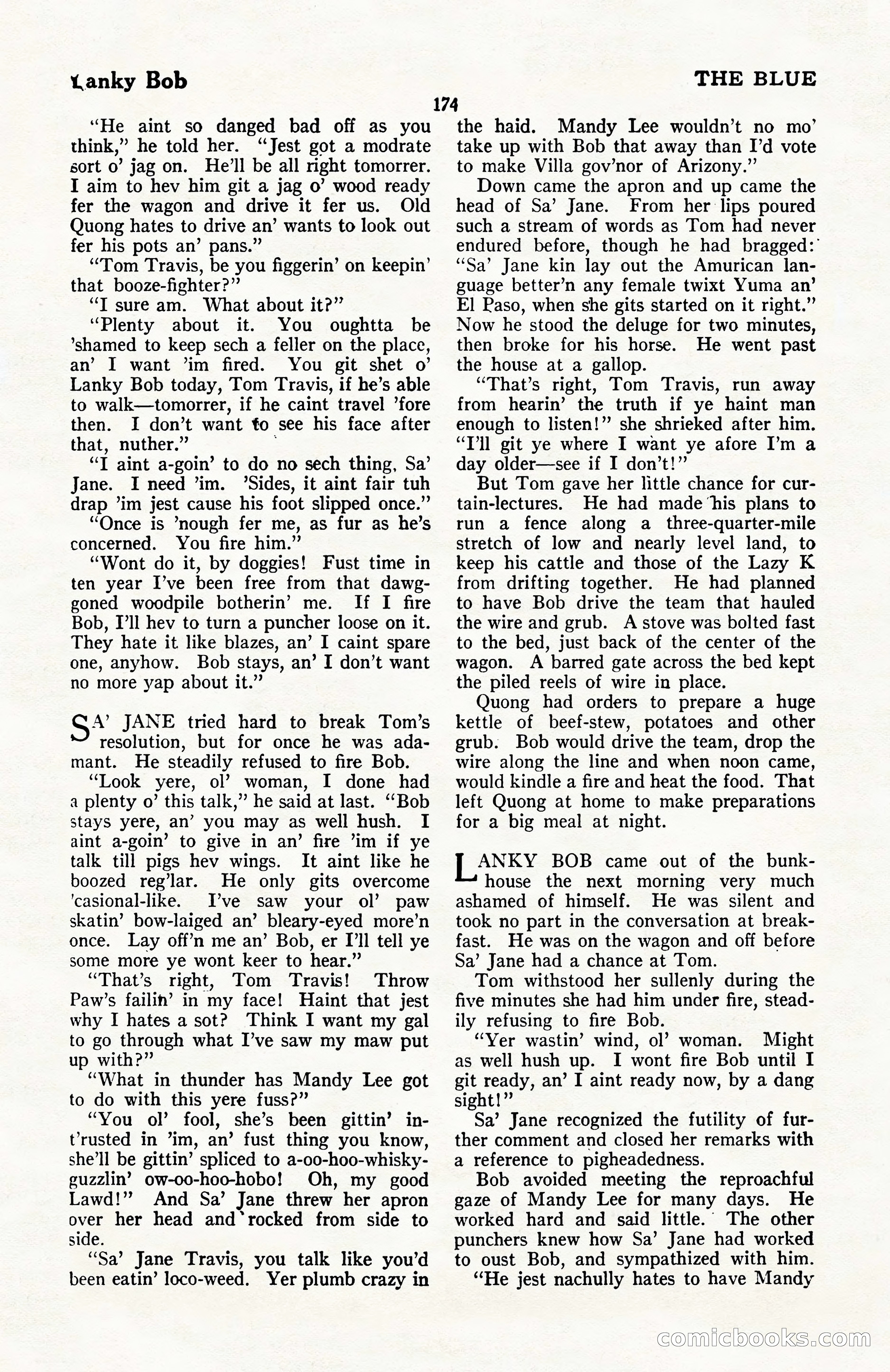 The Blue Book Magazine, April 1922 — page 180 of 212