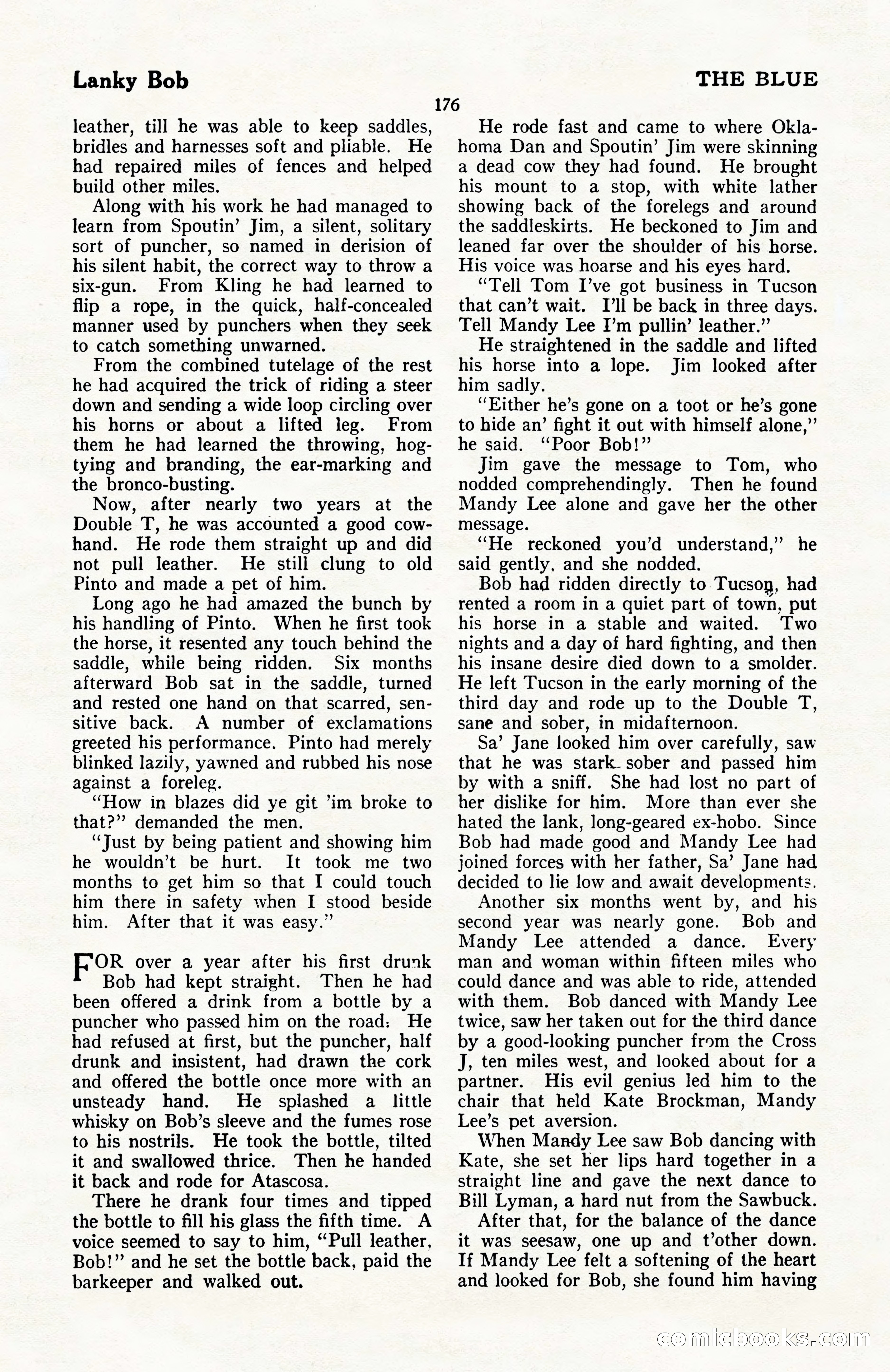 The Blue Book Magazine, April 1922 — page 182 of 212