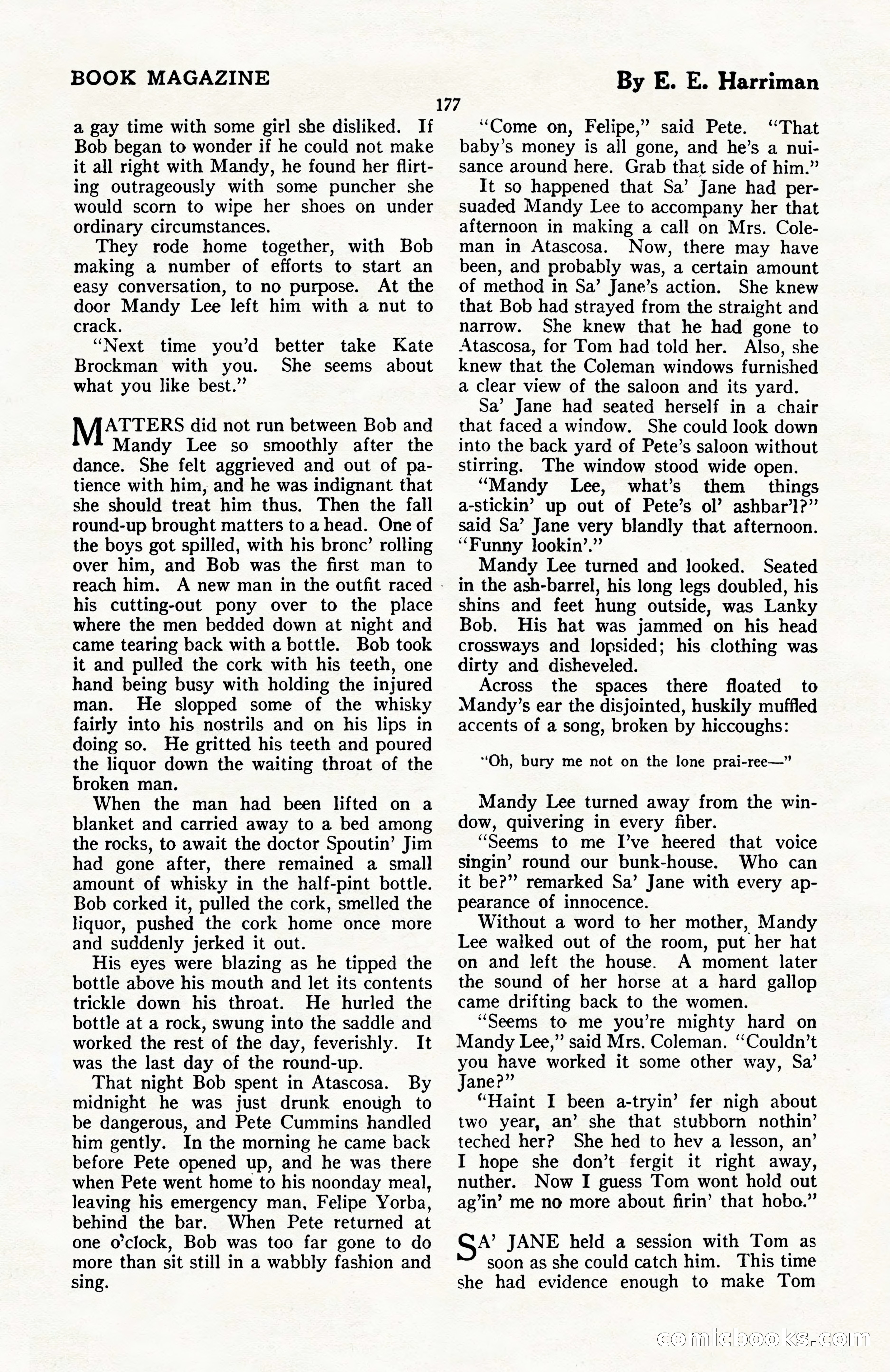 The Blue Book Magazine, April 1922 — page 183 of 212