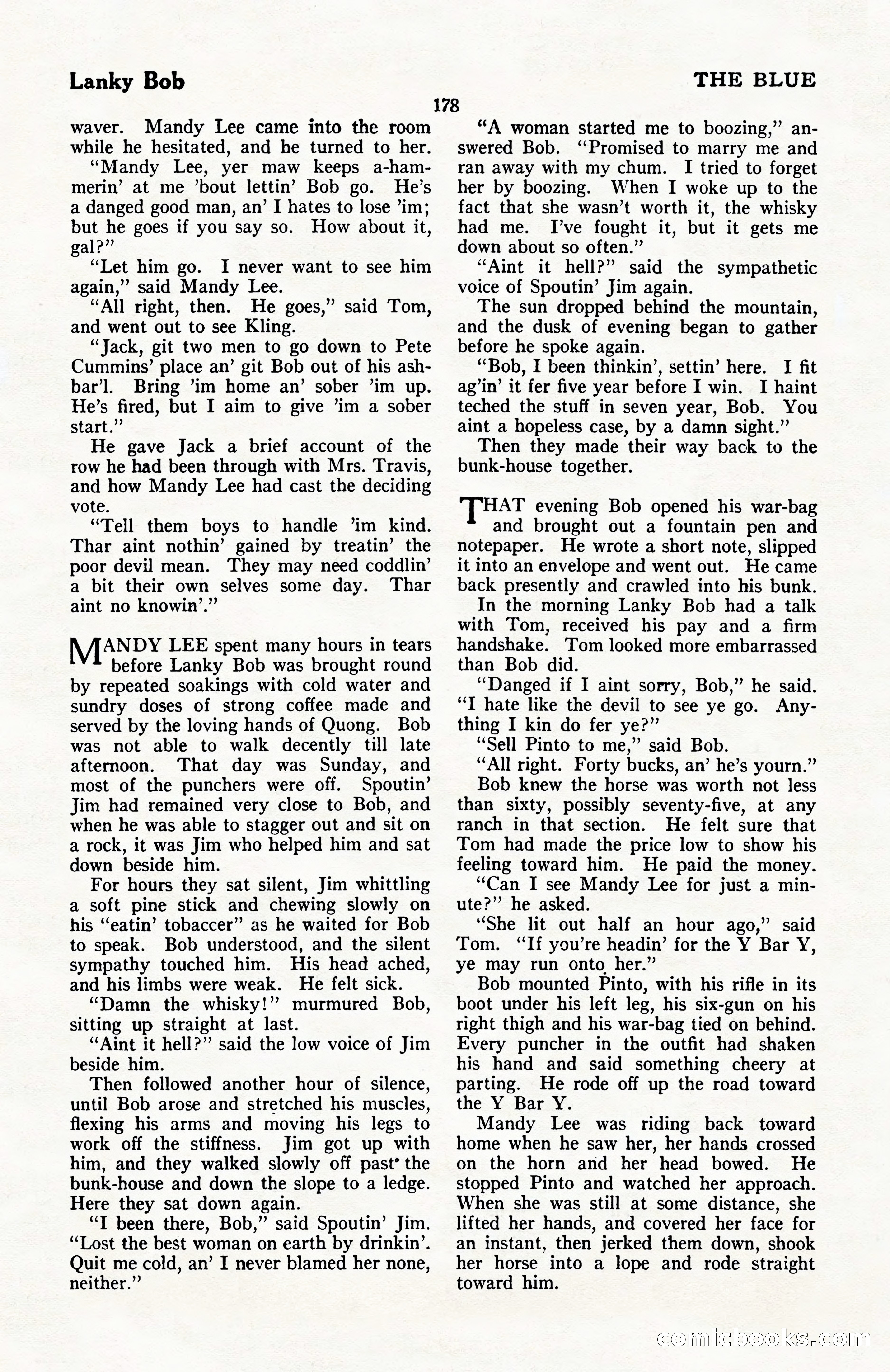 The Blue Book Magazine, April 1922 — page 184 of 212