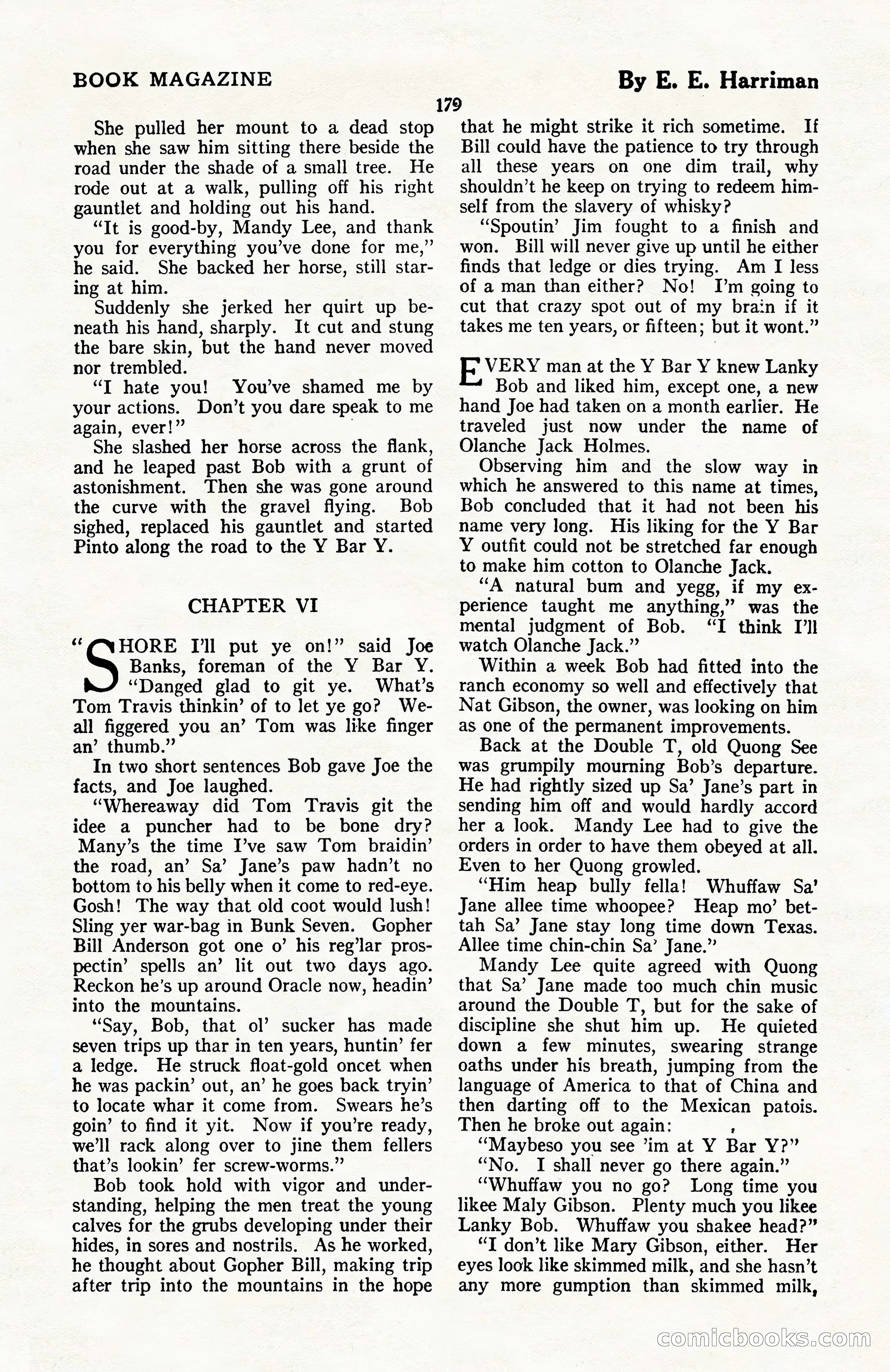 The Blue Book Magazine, April 1922 — page 185 of 212