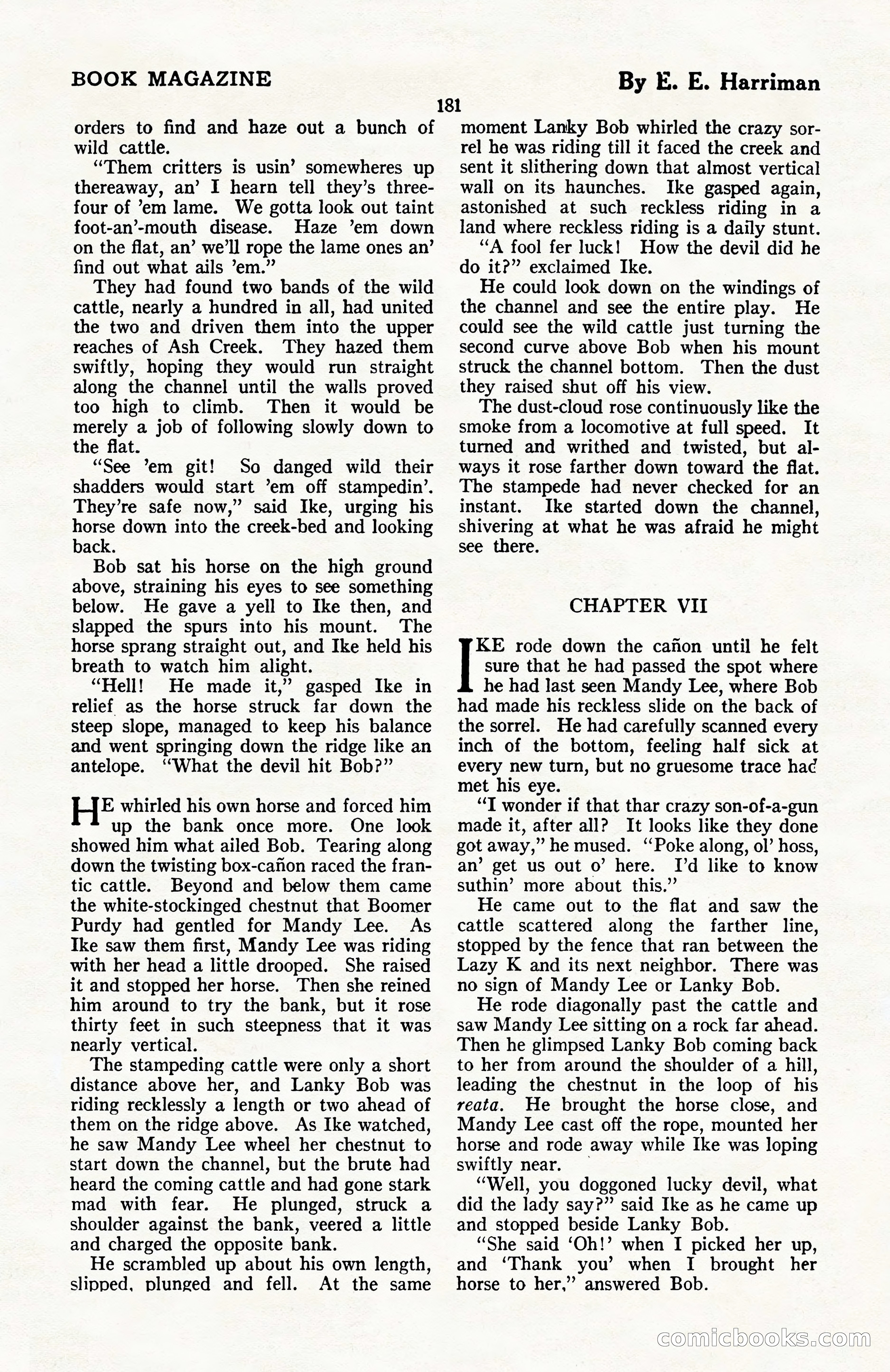 The Blue Book Magazine, April 1922 — page 187 of 212