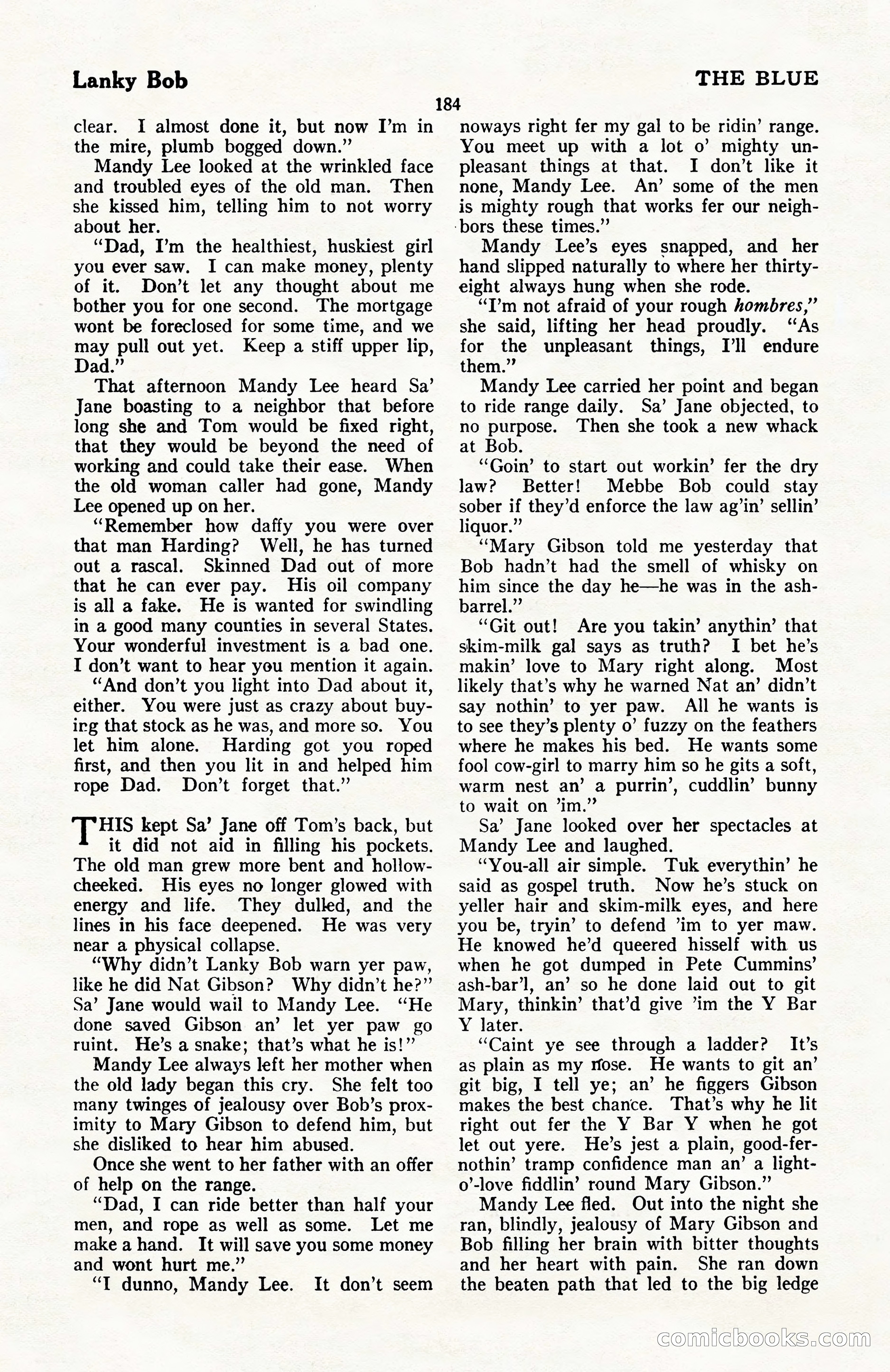 The Blue Book Magazine, April 1922 — page 190 of 212