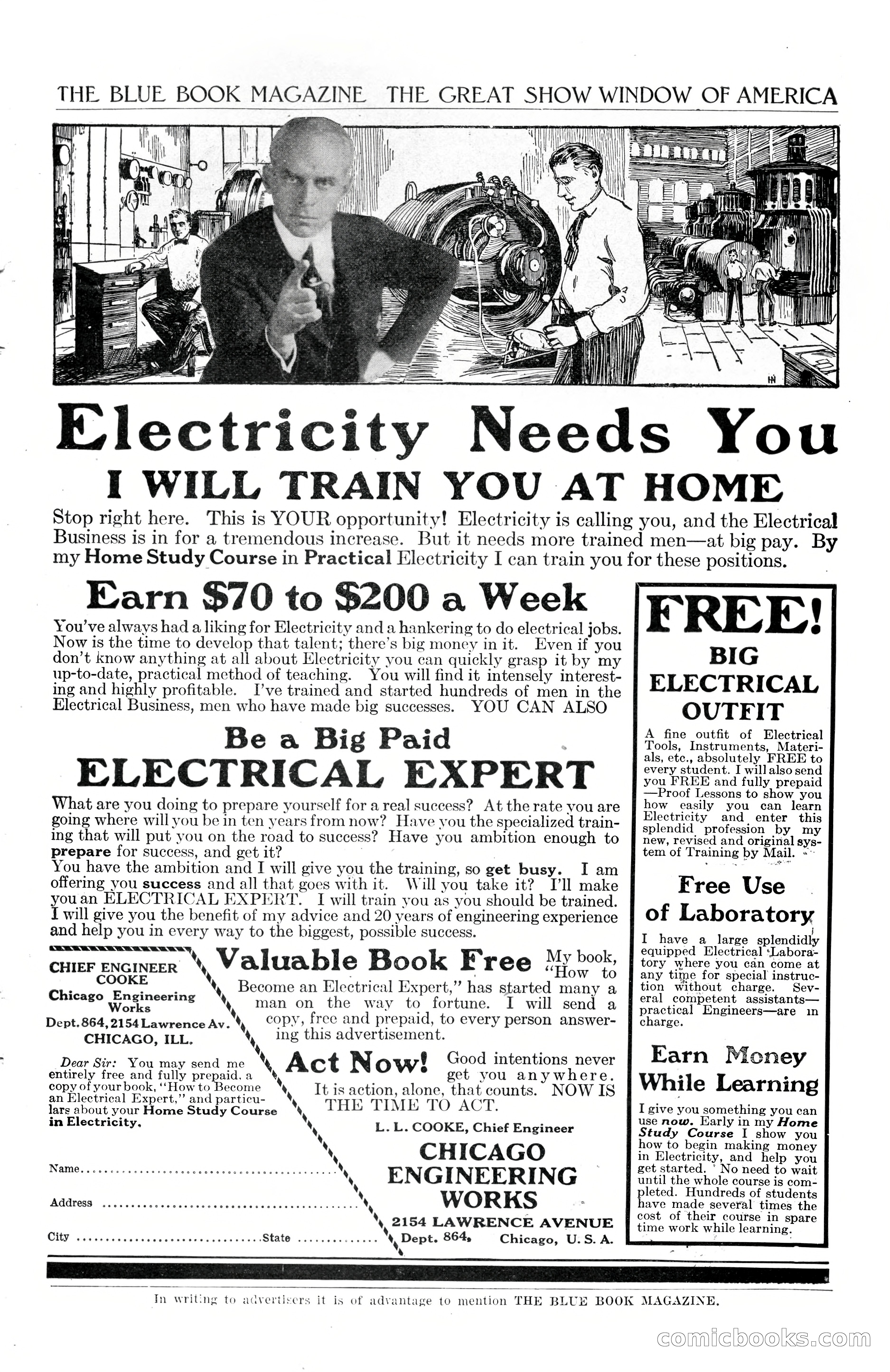 The Blue Book Magazine, April 1922 — page 203 of 212