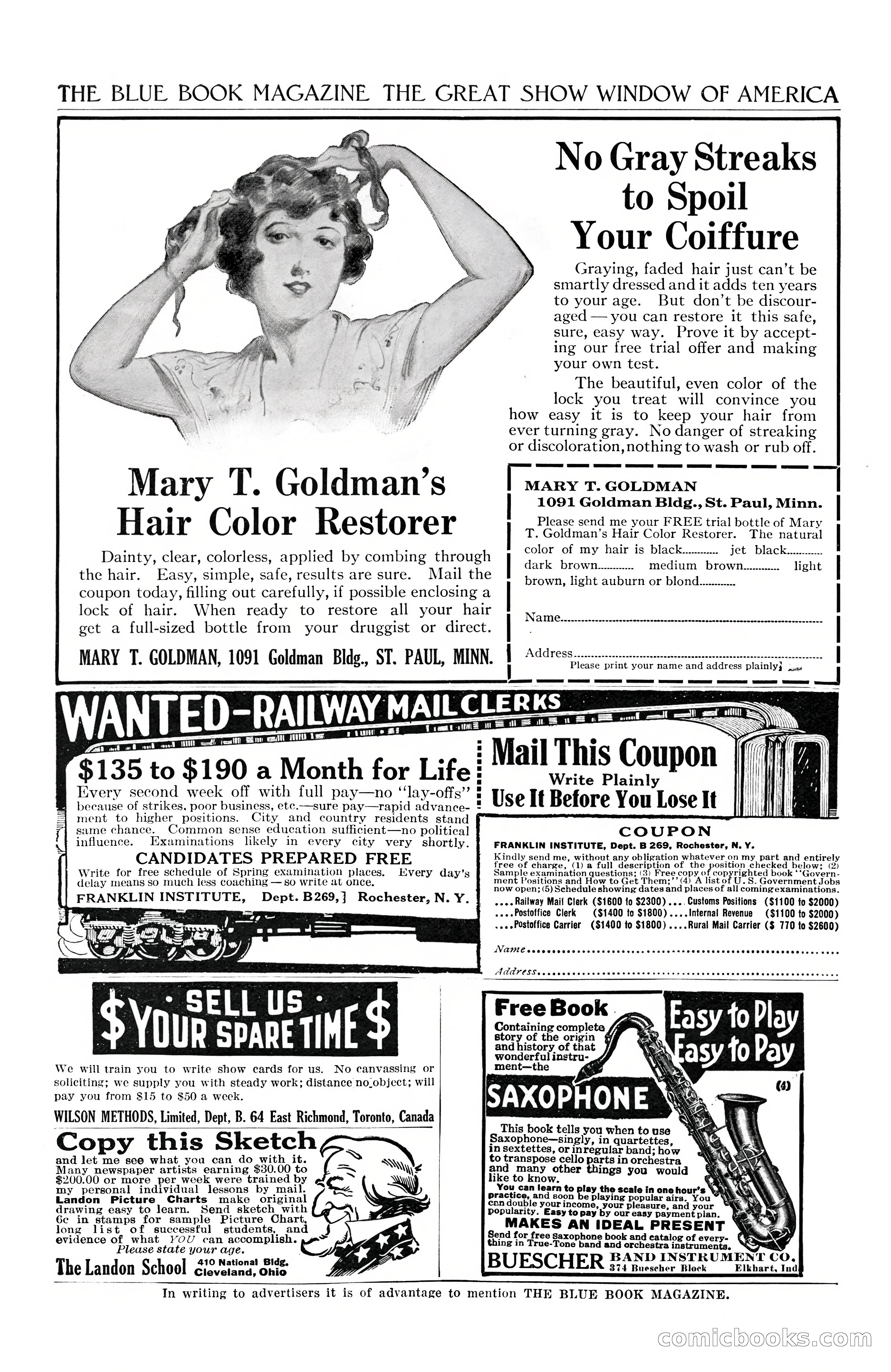 The Blue Book Magazine, April 1922 — page 205 of 212