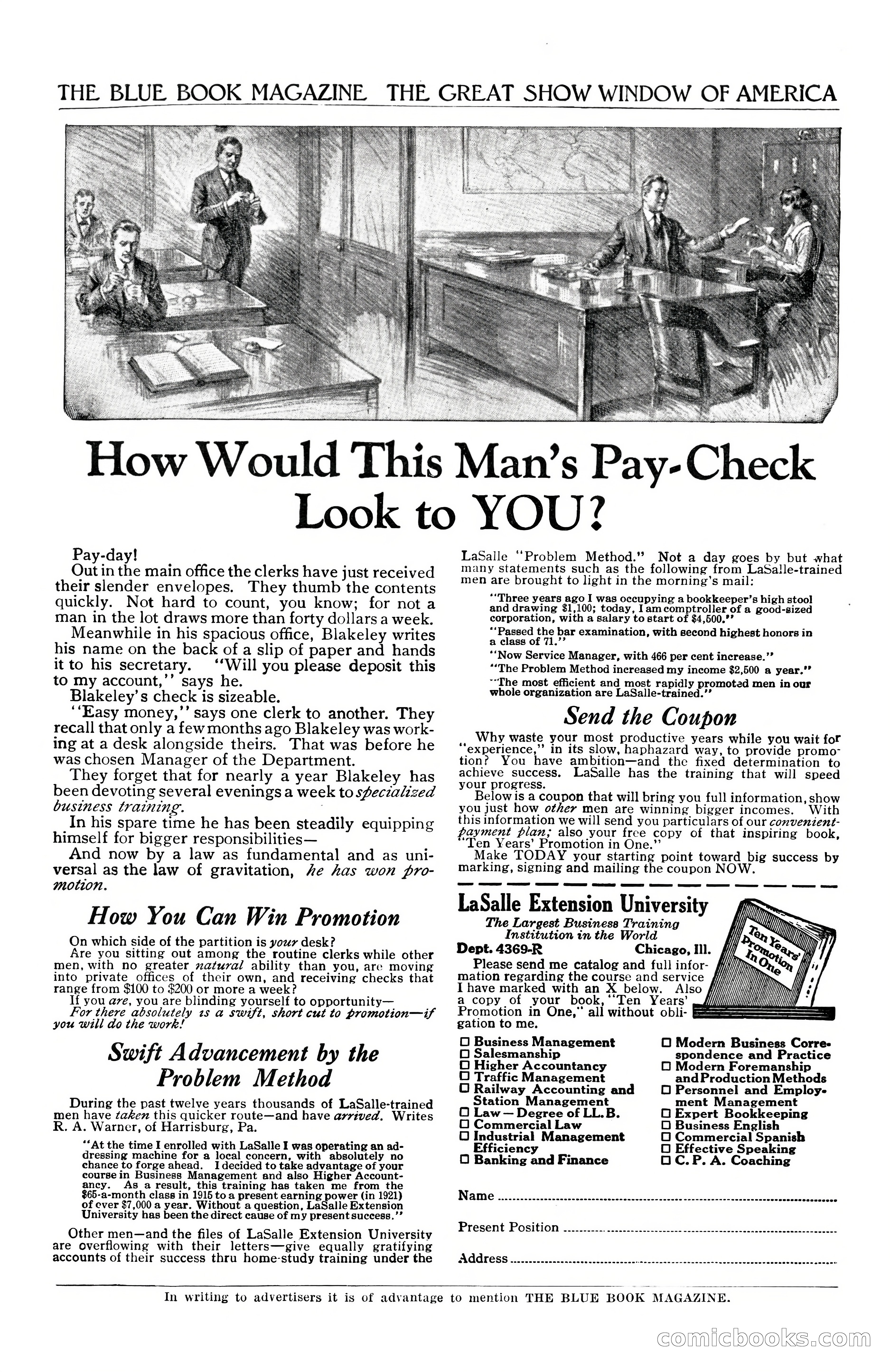 The Blue Book Magazine, April 1922 — page 207 of 212