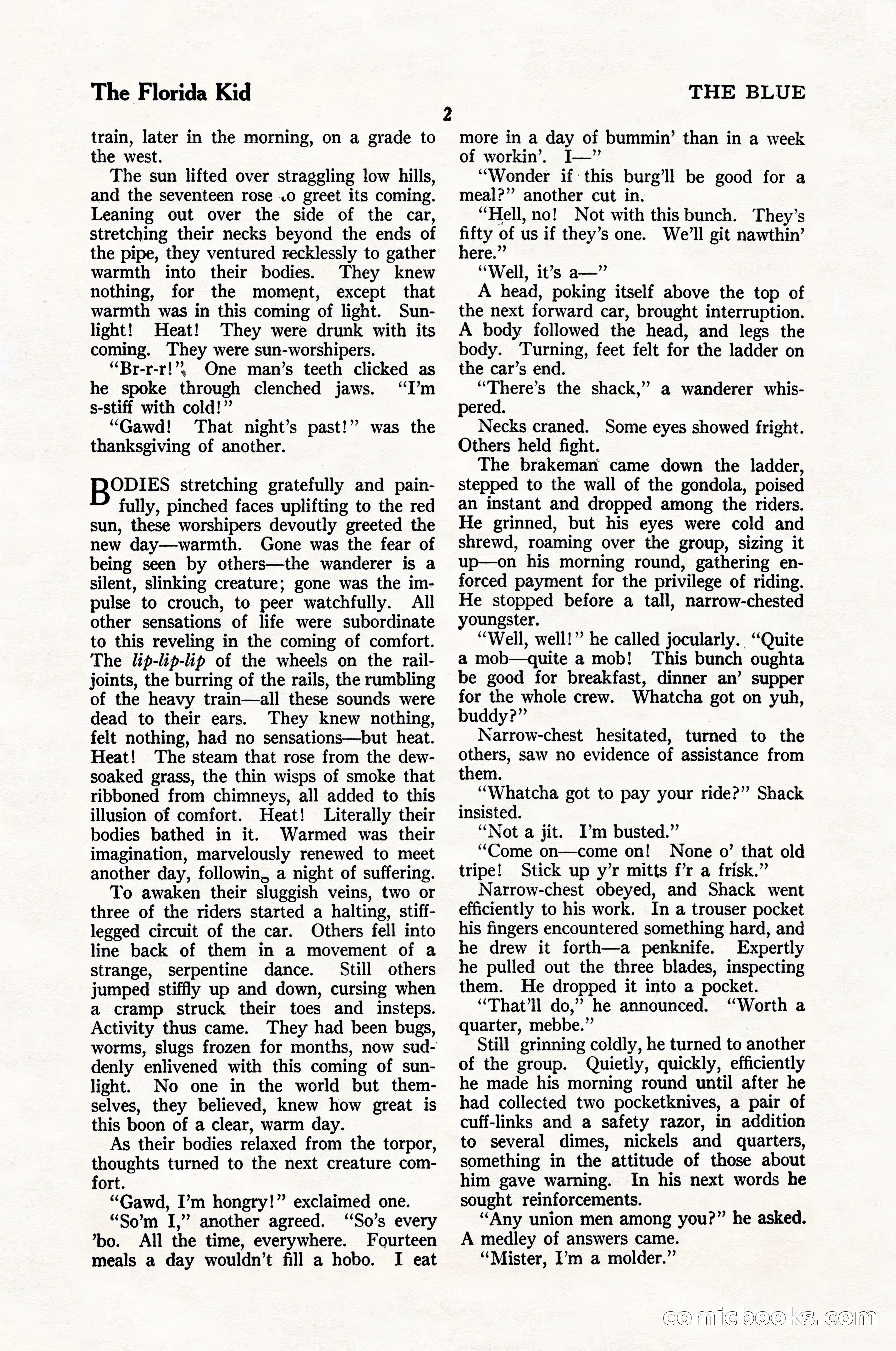 The Blue Book Magazine, January 1924 — page 8 of 216