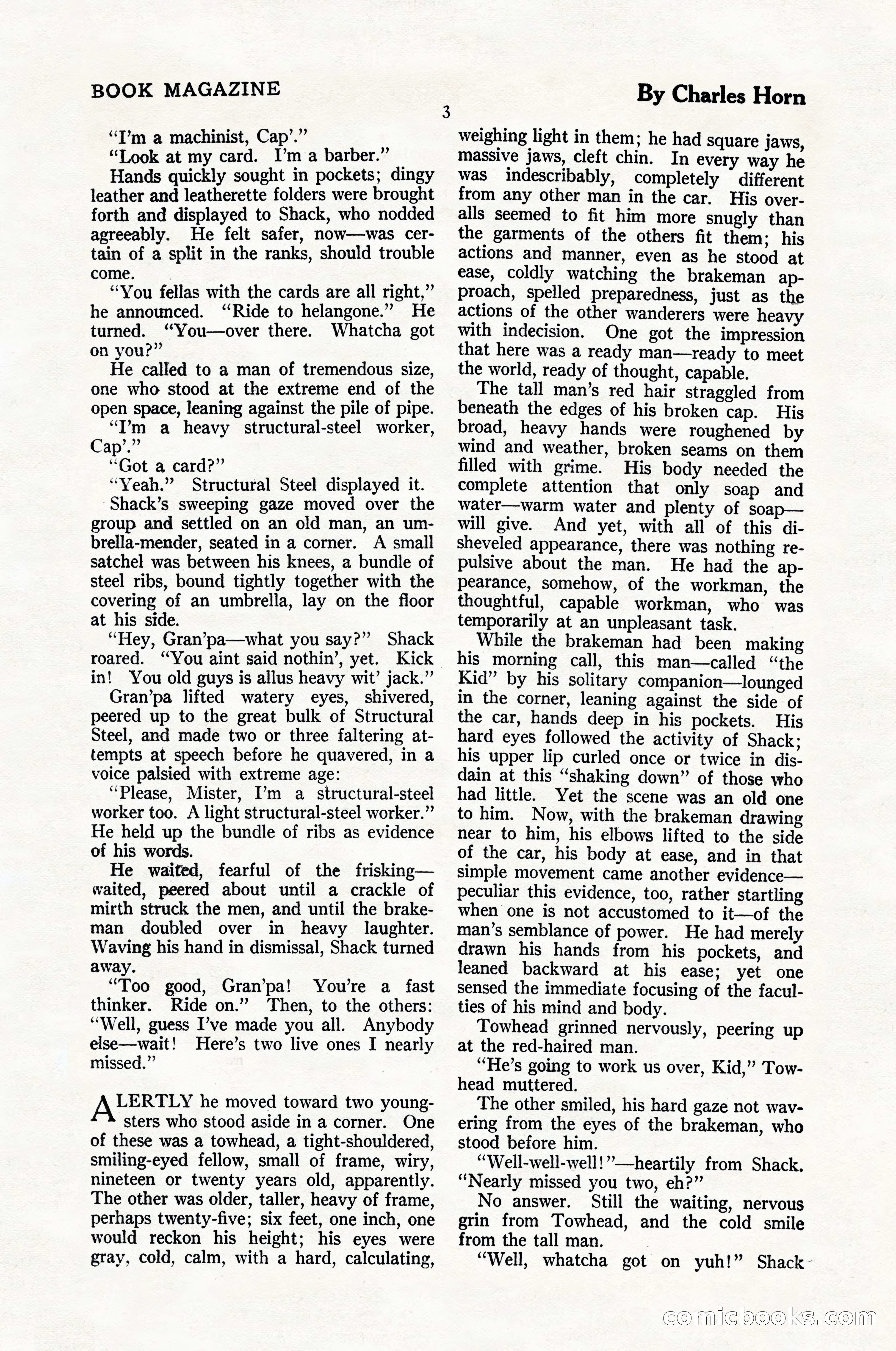 The Blue Book Magazine, January 1924 — page 9 of 216